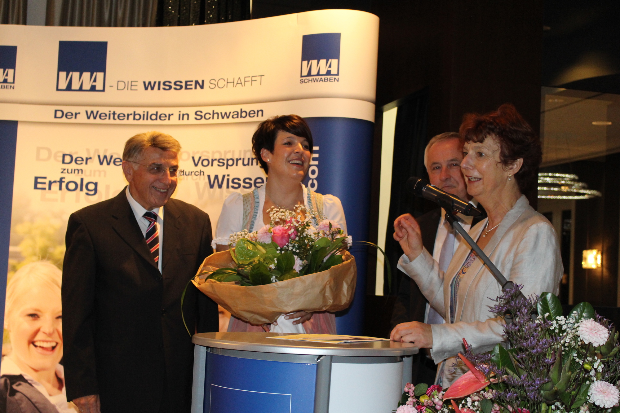 Das 90-jährige Jubiläum der VWA Schwaben wurde im Steigenberger Hotel Drei Mohren gefeiert. Foto: B4B WIRTSCHAFTSLEBEN SCHWABEN