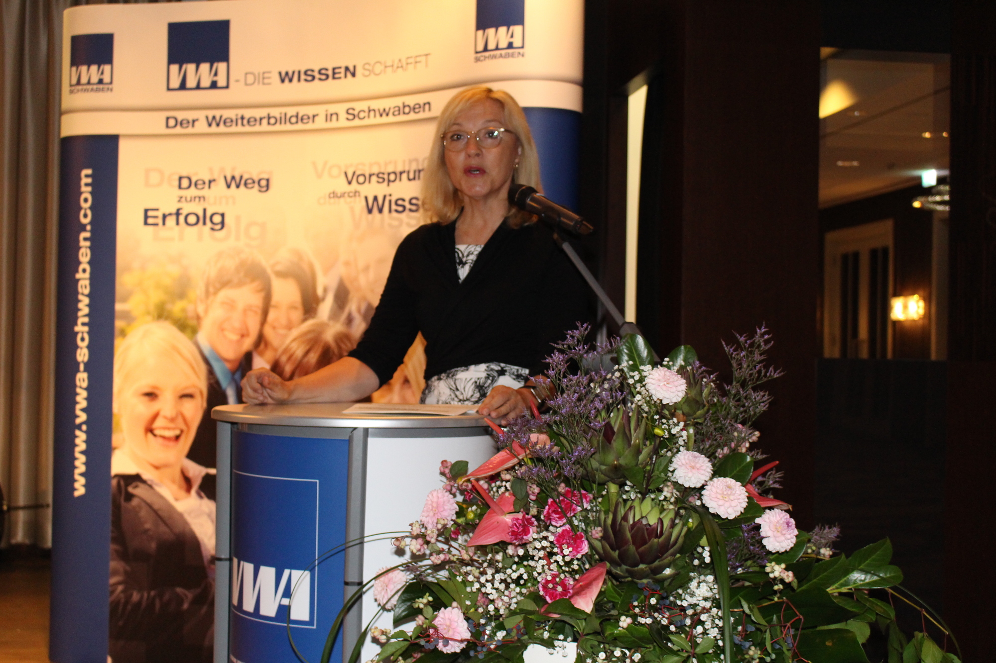 Das 90-jährige Jubiläum der VWA Schwaben wurde im Steigenberger Hotel Drei Mohren gefeiert. Foto: B4B WIRTSCHAFTSLEBEN SCHWABEN
