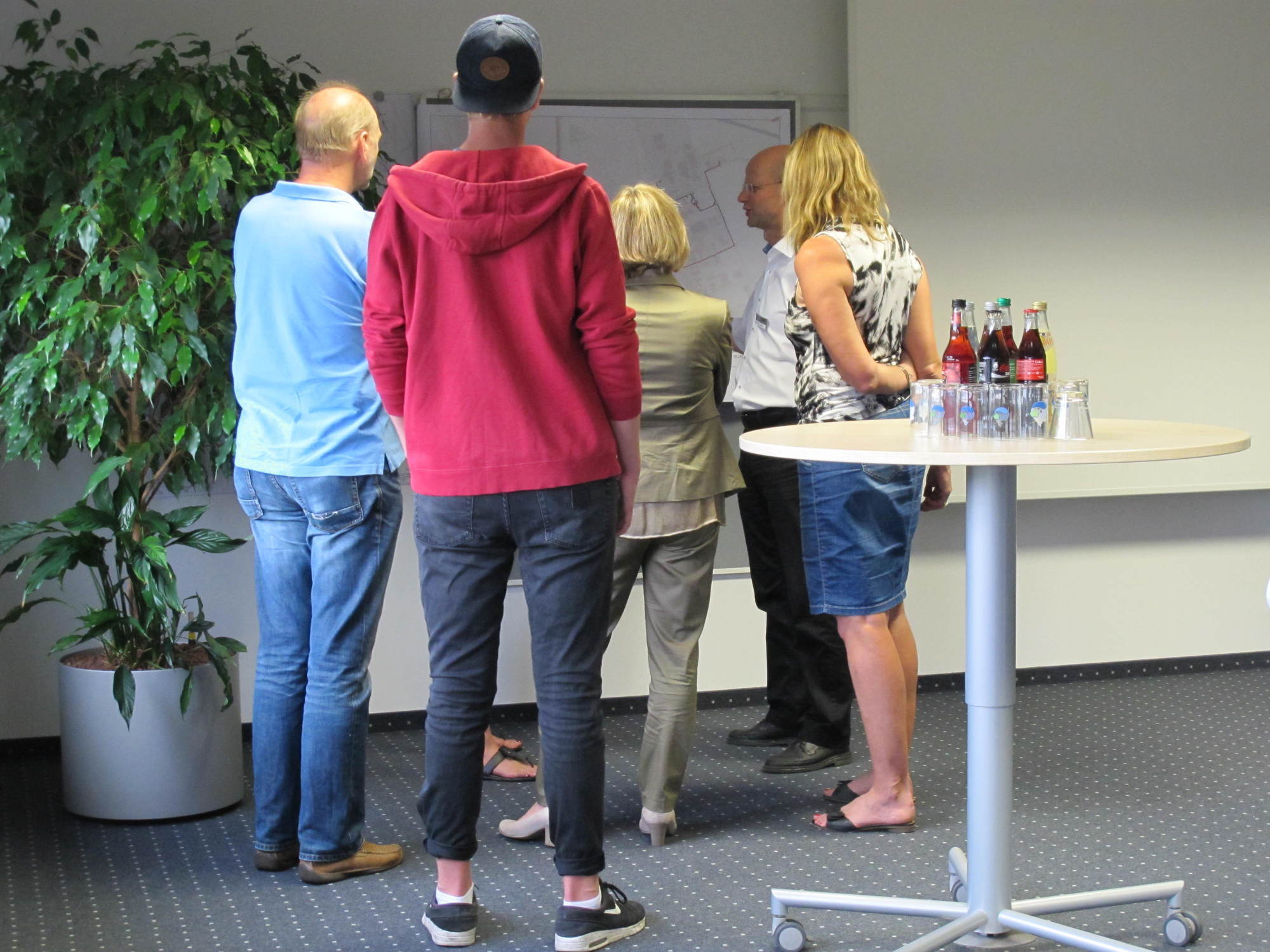 Auf dem Netzwerktreffen der Wirtschaftsförderung bei den swa. Foto: B4B WIRTSCHAFTSLEBEN SCHWABEN