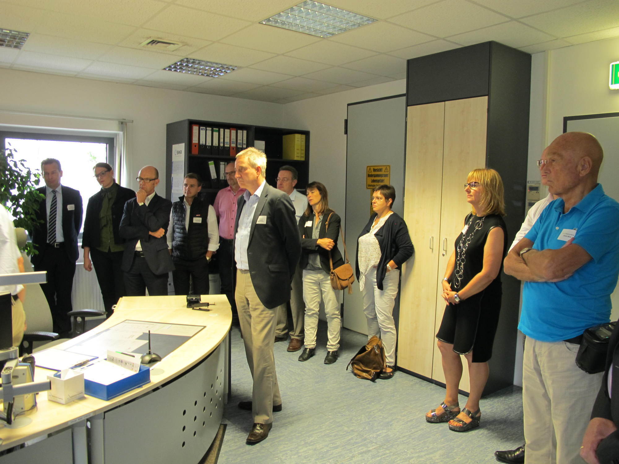 Auf dem Netzwerktreffen der Wirtschaftsförderung bei den swa. Foto: B4B WIRTSCHAFTSLEBEN SCHWABEN