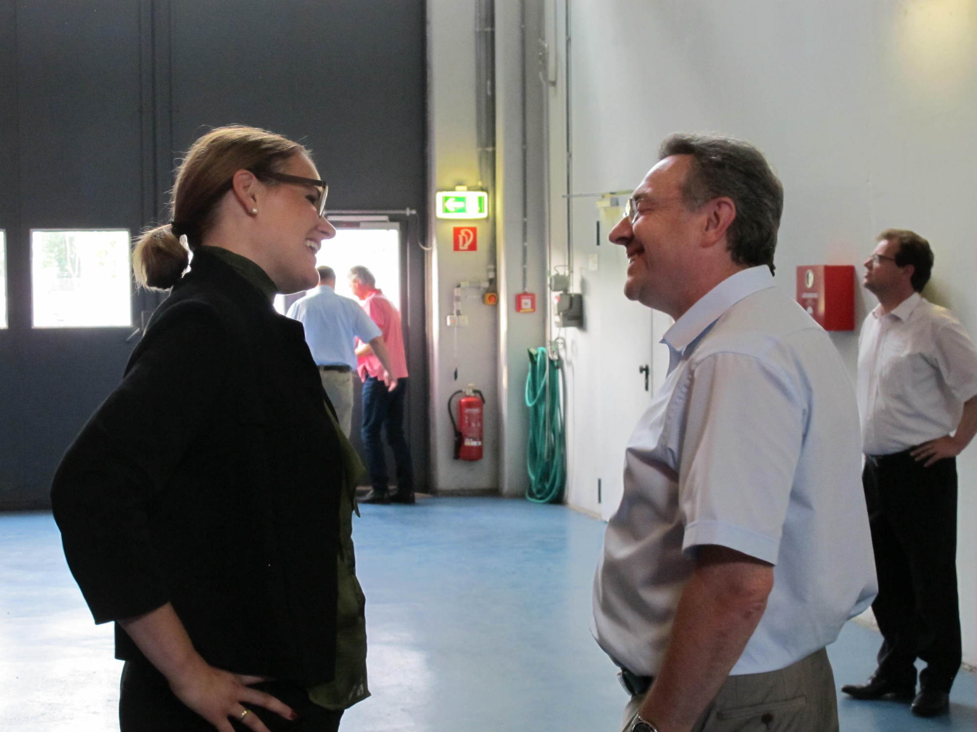 Auf dem Netzwerktreffen der Wirtschaftsförderung bei den swa. Foto: B4B WIRTSCHAFTSLEBEN SCHWABEN