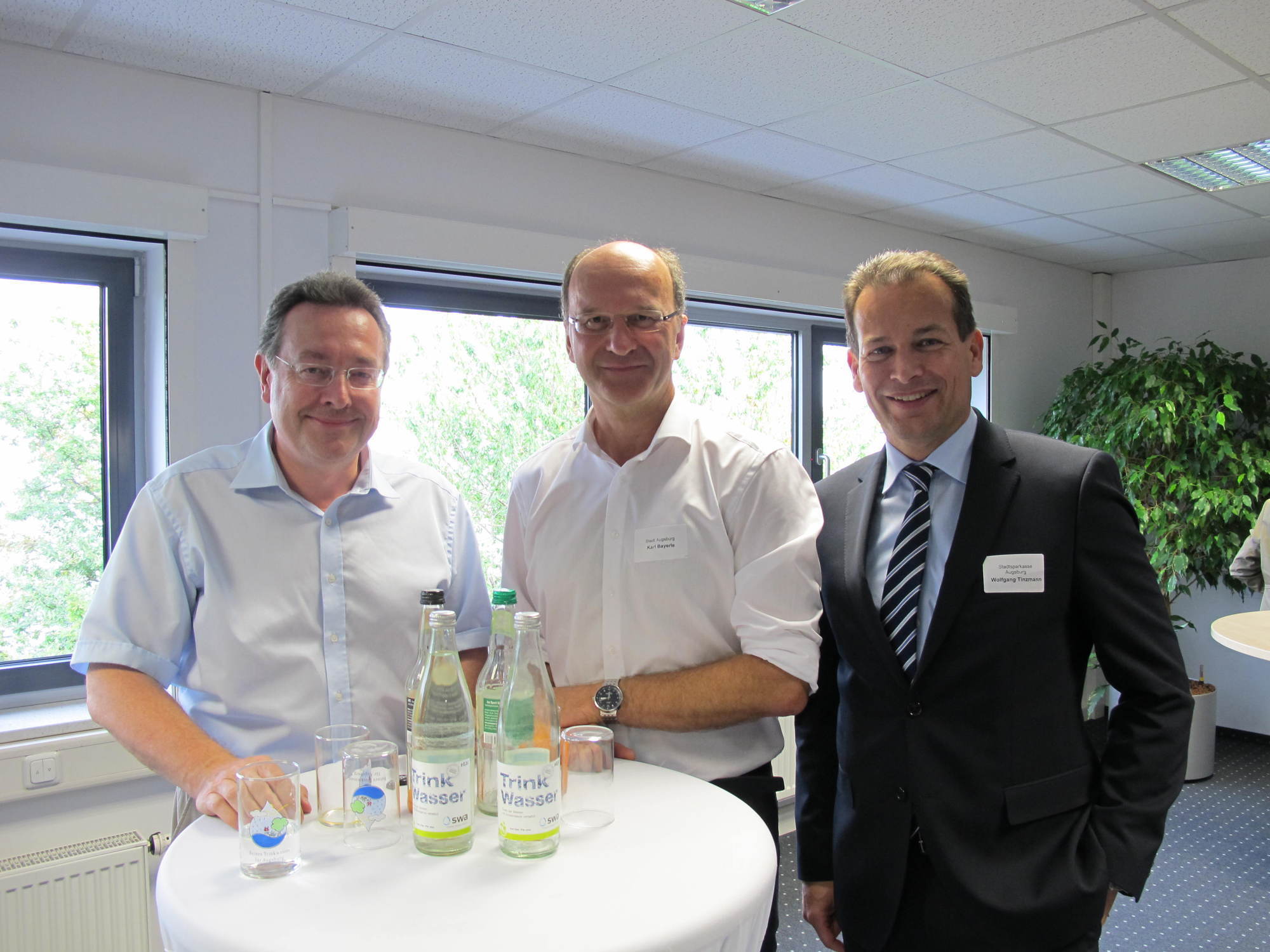 Auf dem Netzwerktreffen der Wirtschaftsförderung bei den swa. Foto: B4B WIRTSCHAFTSLEBEN SCHWABEN