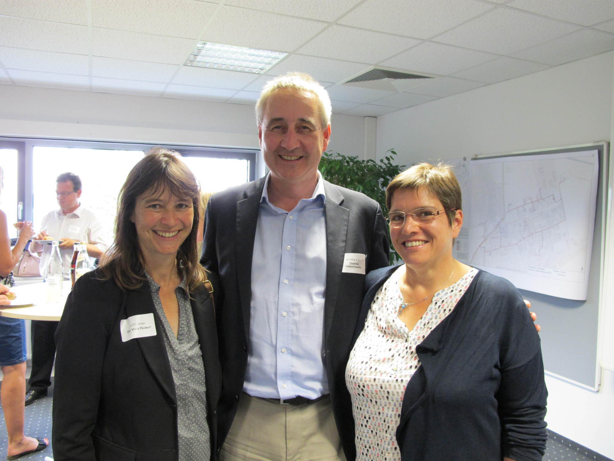 Auf dem Netzwerktreffen der Wirtschaftsförderung bei den swa. Foto: B4B WIRTSCHAFTSLEBEN SCHWABEN