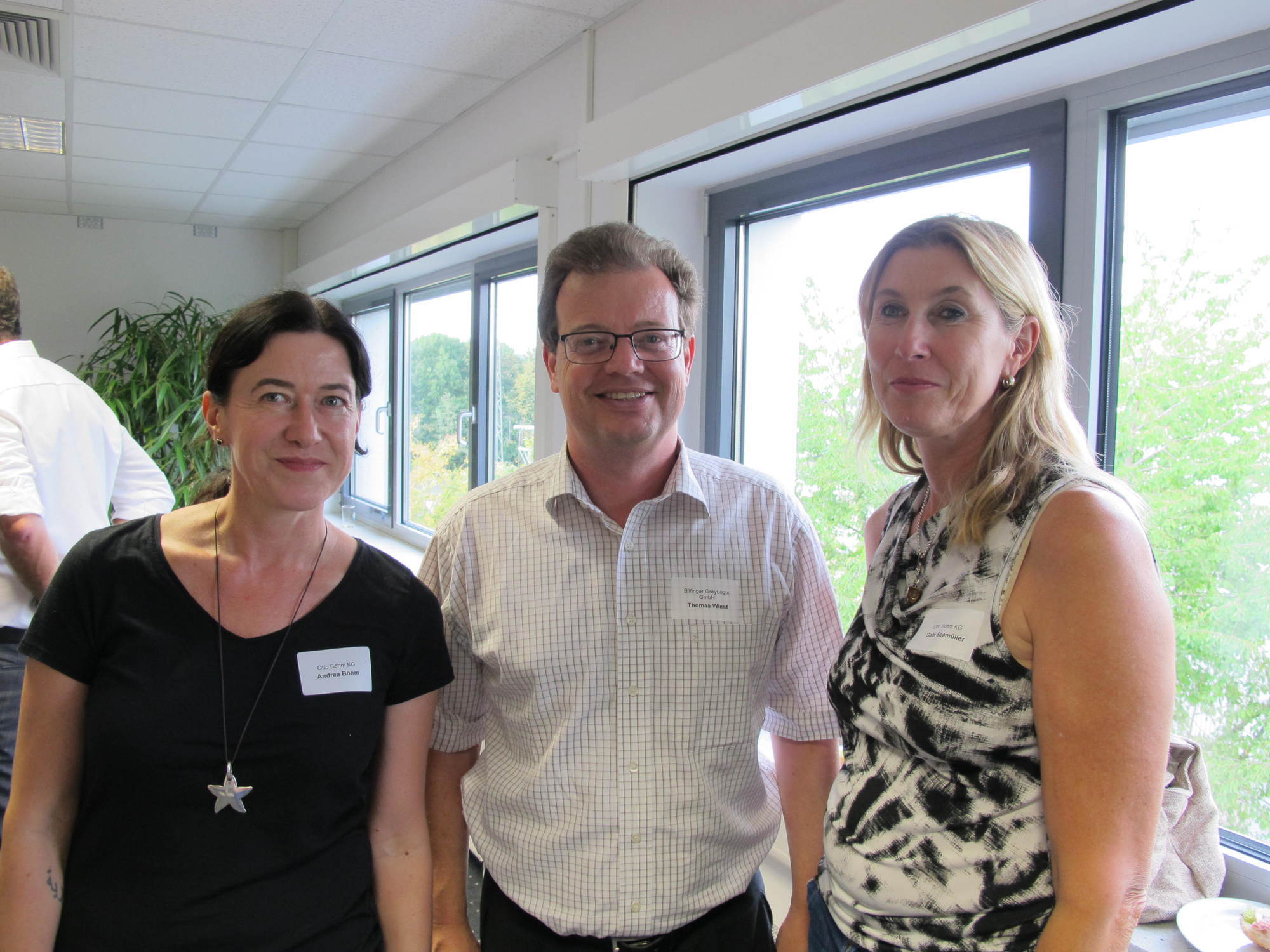 Auf dem Netzwerktreffen der Wirtschaftsförderung bei den swa. Foto: B4B WIRTSCHAFTSLEBEN SCHWABEN