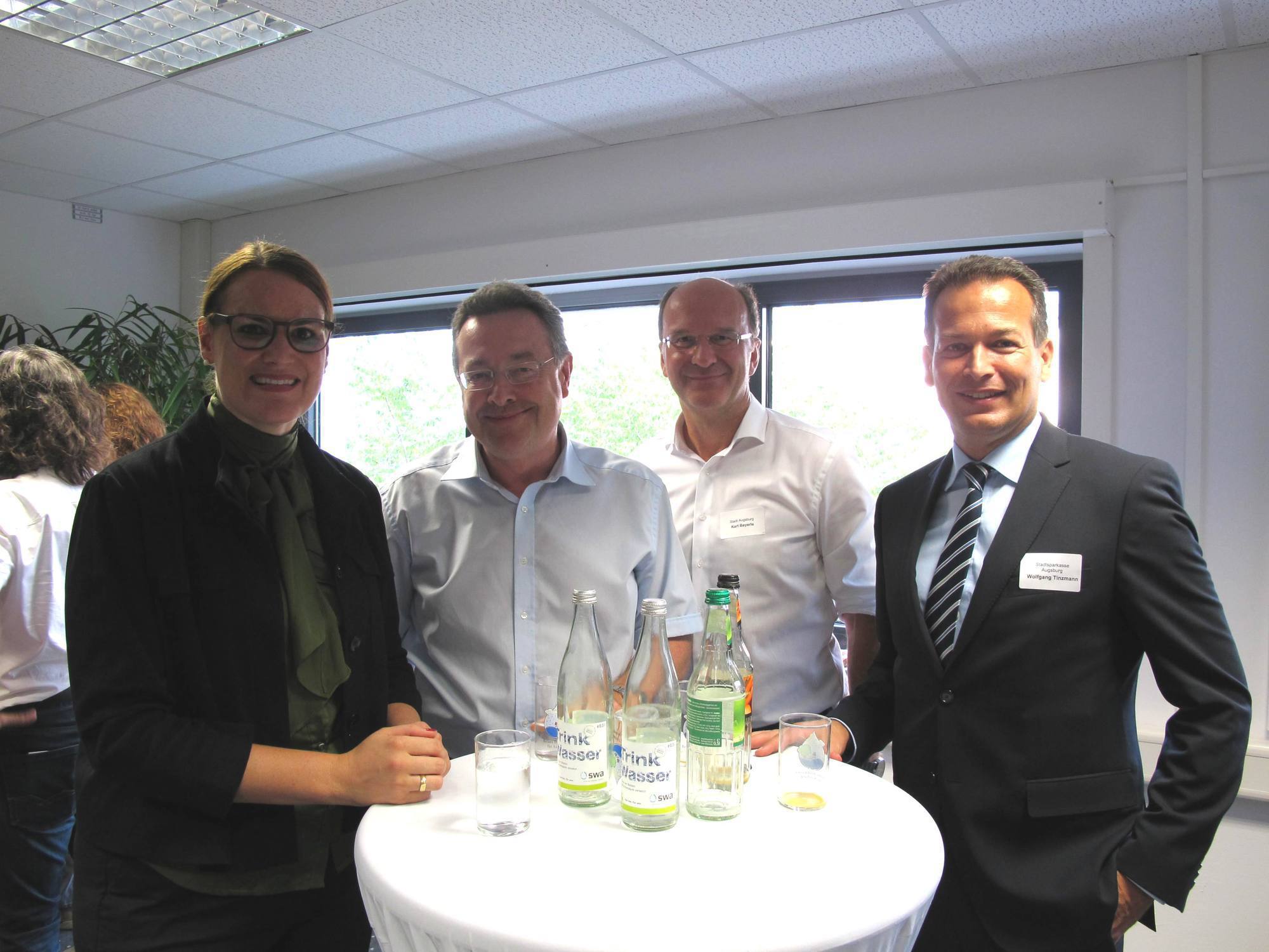 Auf dem Netzwerktreffen der Wirtschaftsförderung bei den swa. Foto: B4B WIRTSCHAFTSLEBEN SCHWABEN