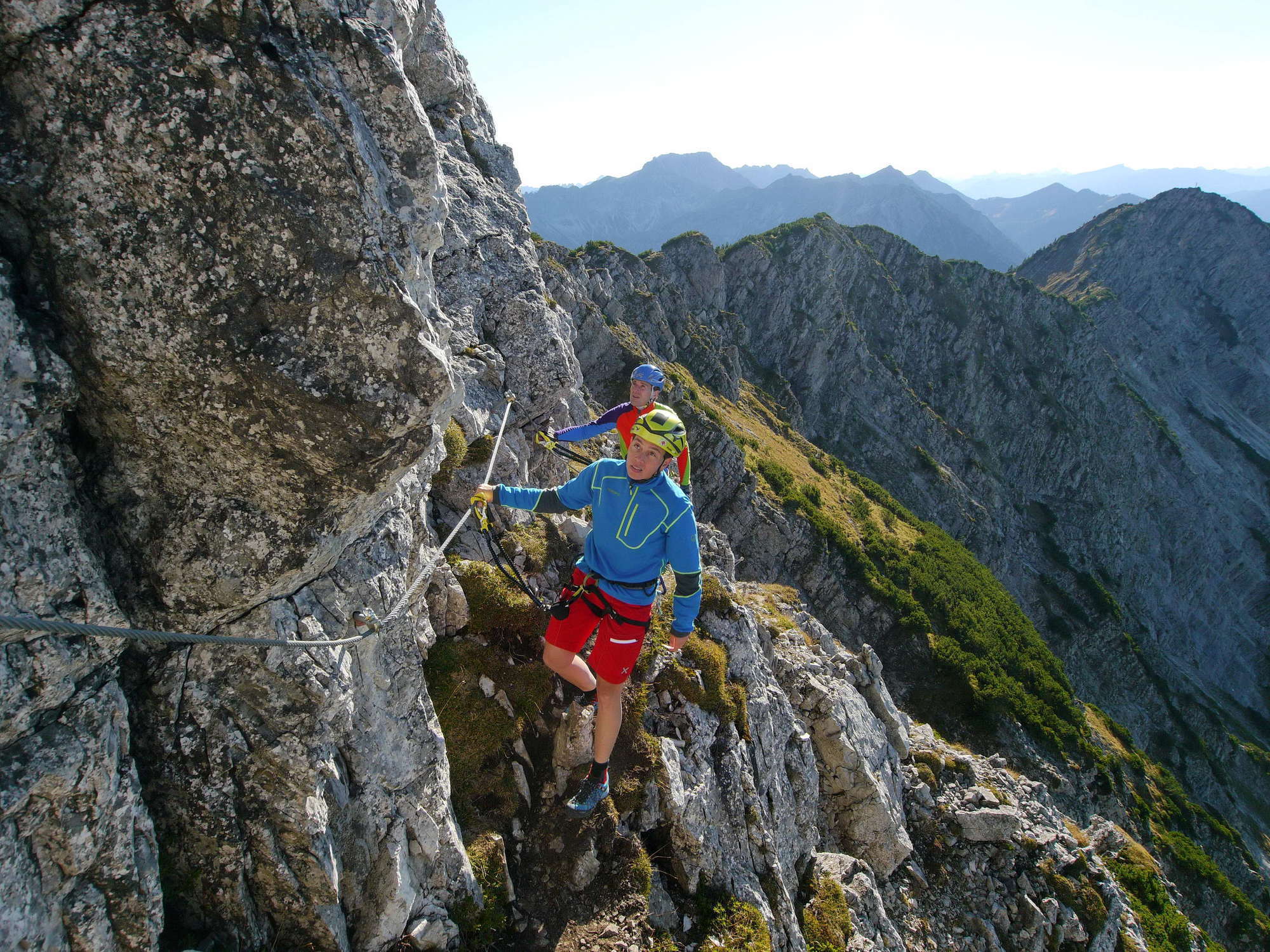 Der Salewa Klettersteig im Oberallgäu. Foto: Wolfgang B. Kleiner