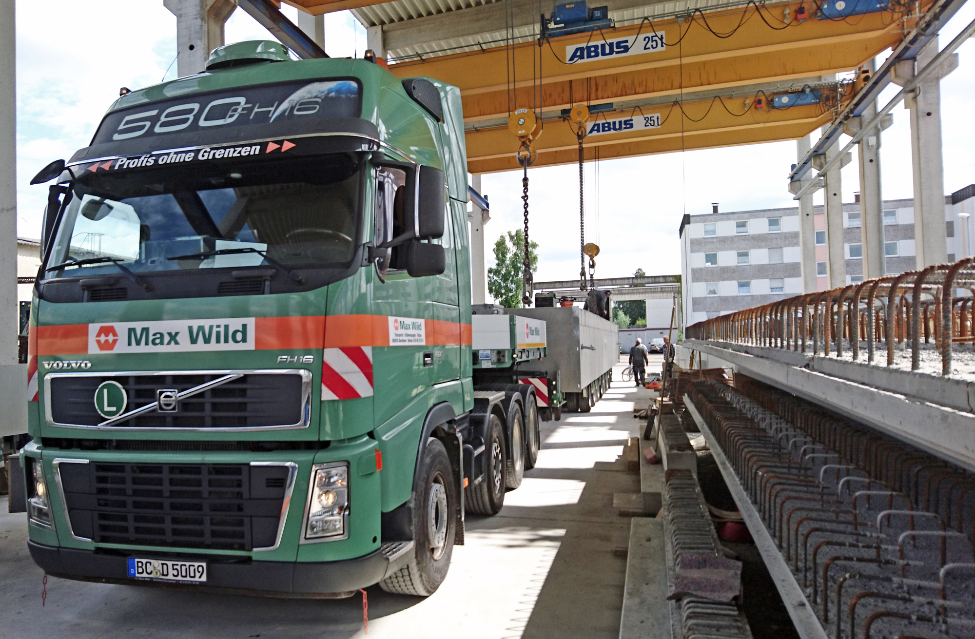 Max Wild lieferte 44 Bauteile für eine neue Eisenbahnbrücke in Brandenburg. Foto: Max Wild GmbH