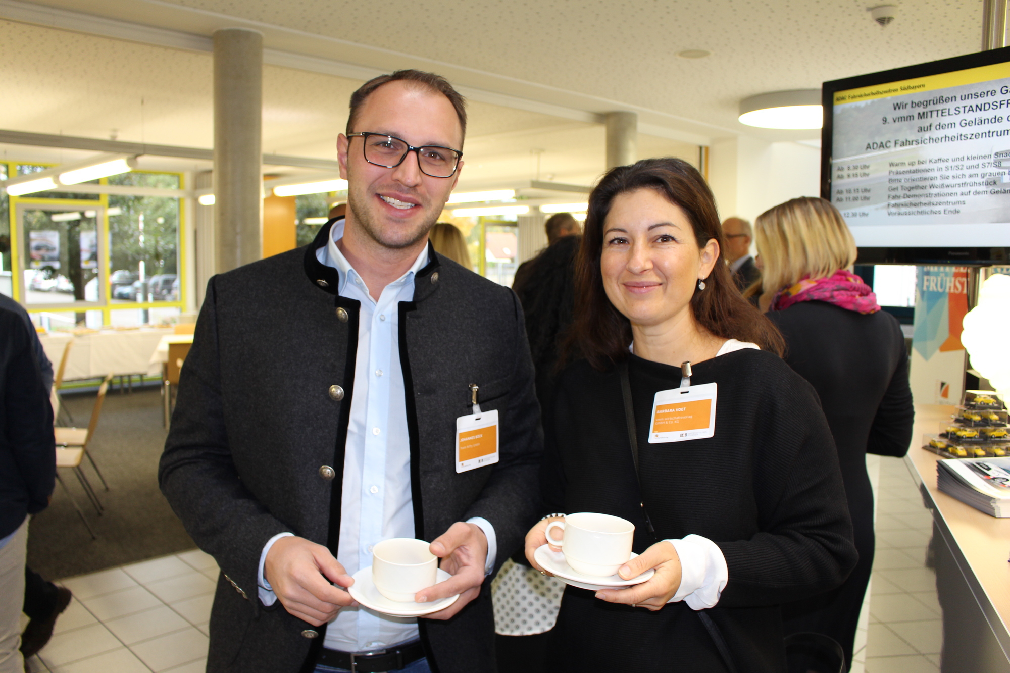 Das 9. vmm Mittelstandsfrühstück fand im ADAC Fahrsicherheitszentrum statt. Foto: B4B WIRTSCHAFTSLEBEN SCHWABEN