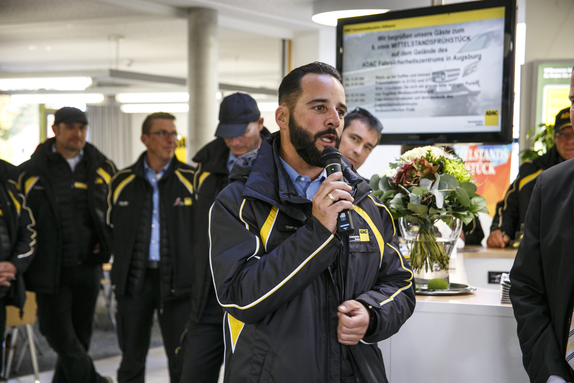 Das 9. vmm Mittelstandsfrühstück fand im ADAC Fahrsicherheitszentrum statt. Foto: B4B WIRTSCHAFTSLEBEN SCHWABEN
