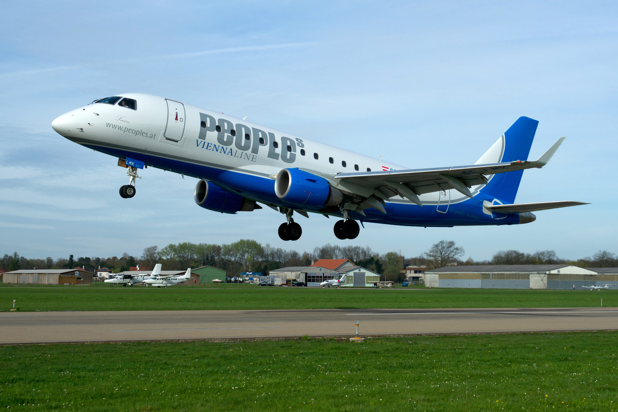 Von St. Gallen nach Friedrichshafen mit den Flugzeug. Foto: People's Viennaline
