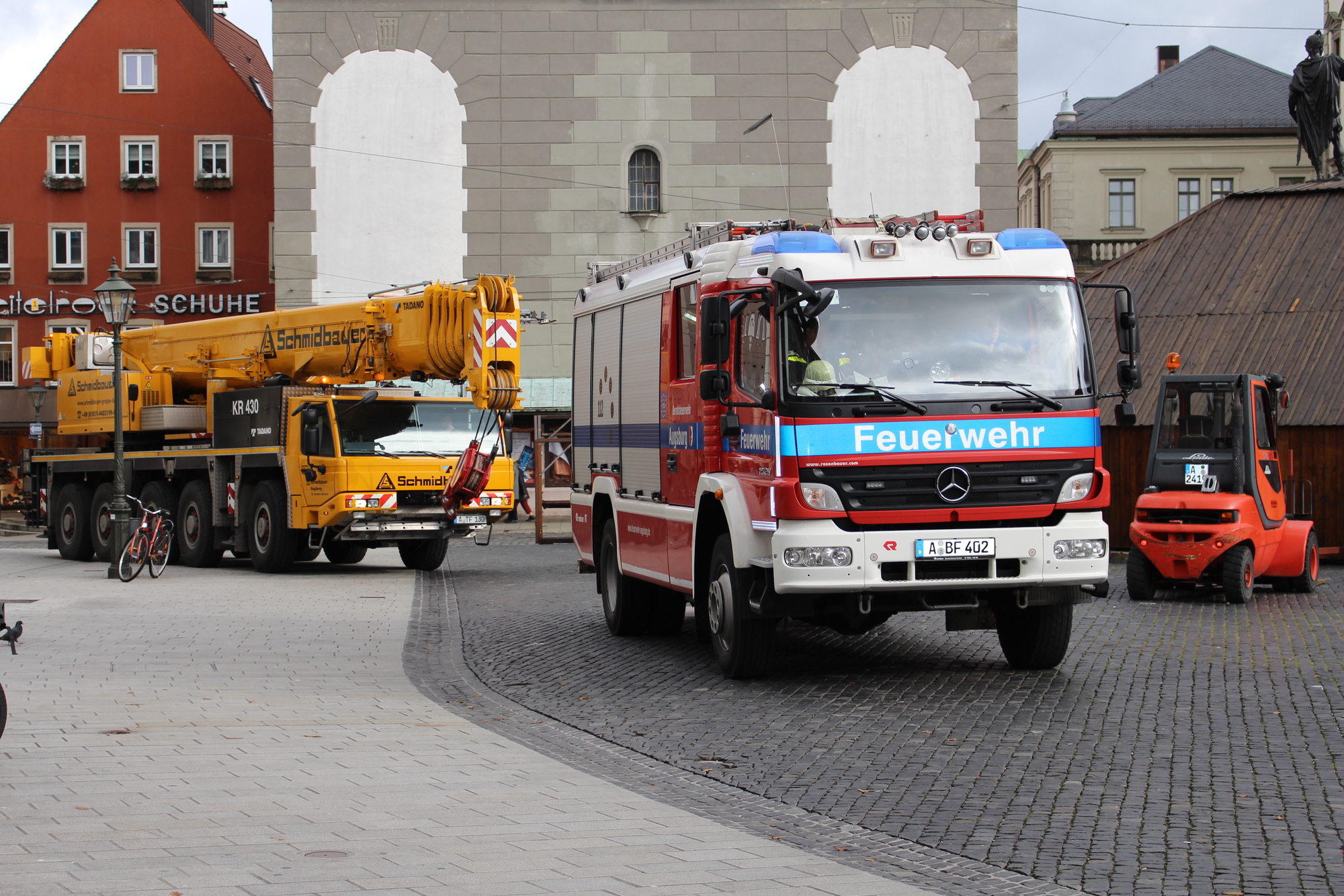 Der Christbaum 2016 in Augsburg. Foto: B4B WIRTSCHAFTSLEBEN SCHWABEN