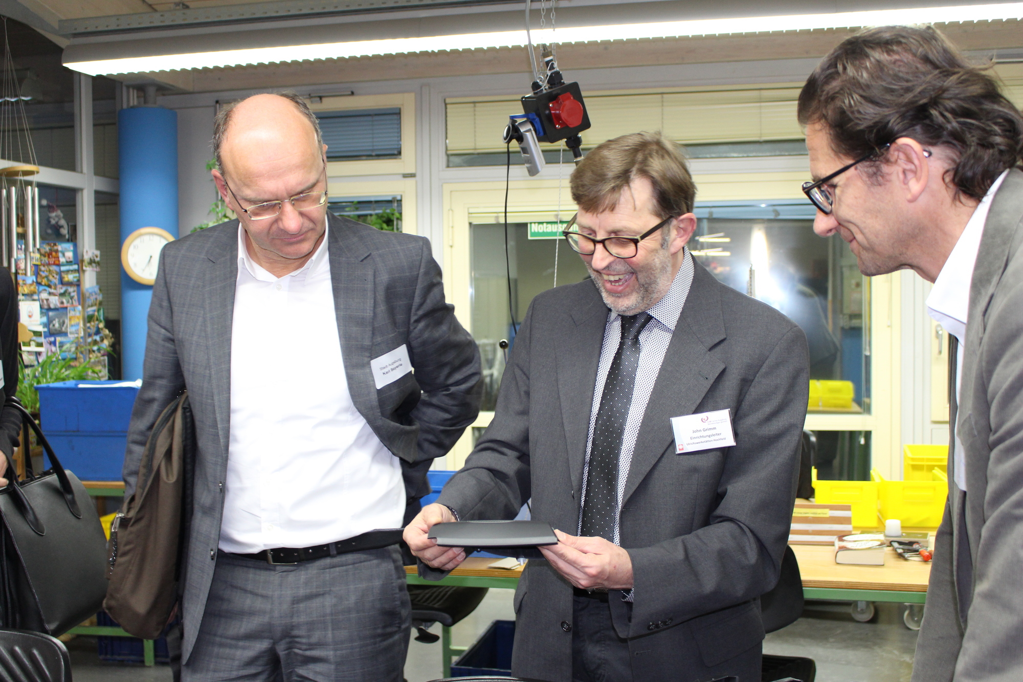 Das Netzwerktreffen der Wirtschaftsförderung fand in den Ulrichswerkstätten Hochfeld statt. Foto: B4B WIRTSCHAFTSLEBEN SCHWABEN