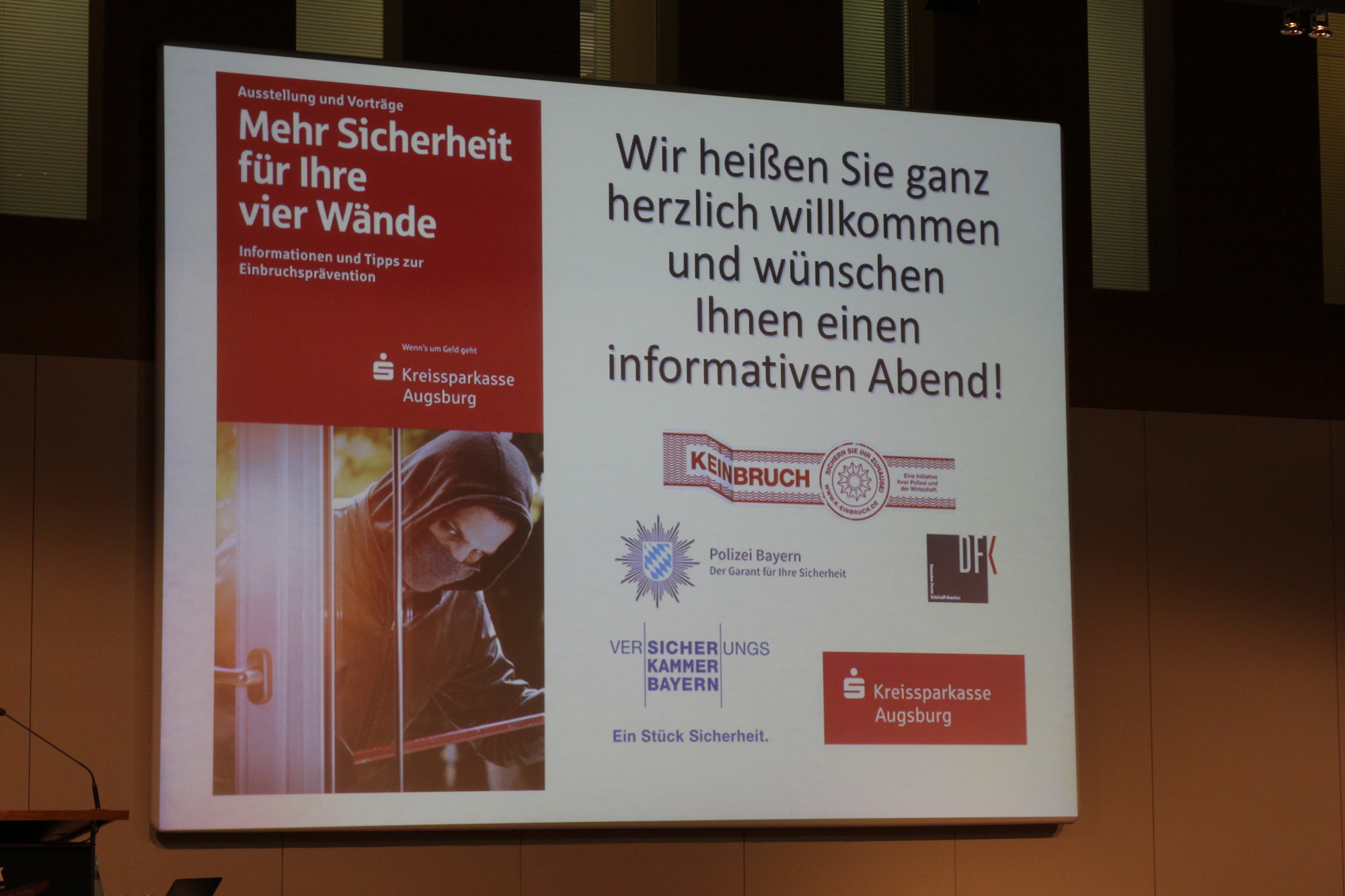 Die Kreissparkasse startete eine Initiative zum Einbruchsschutz. Foto: B4B WIRTSCHAFTSLEBEN SCHWABEN