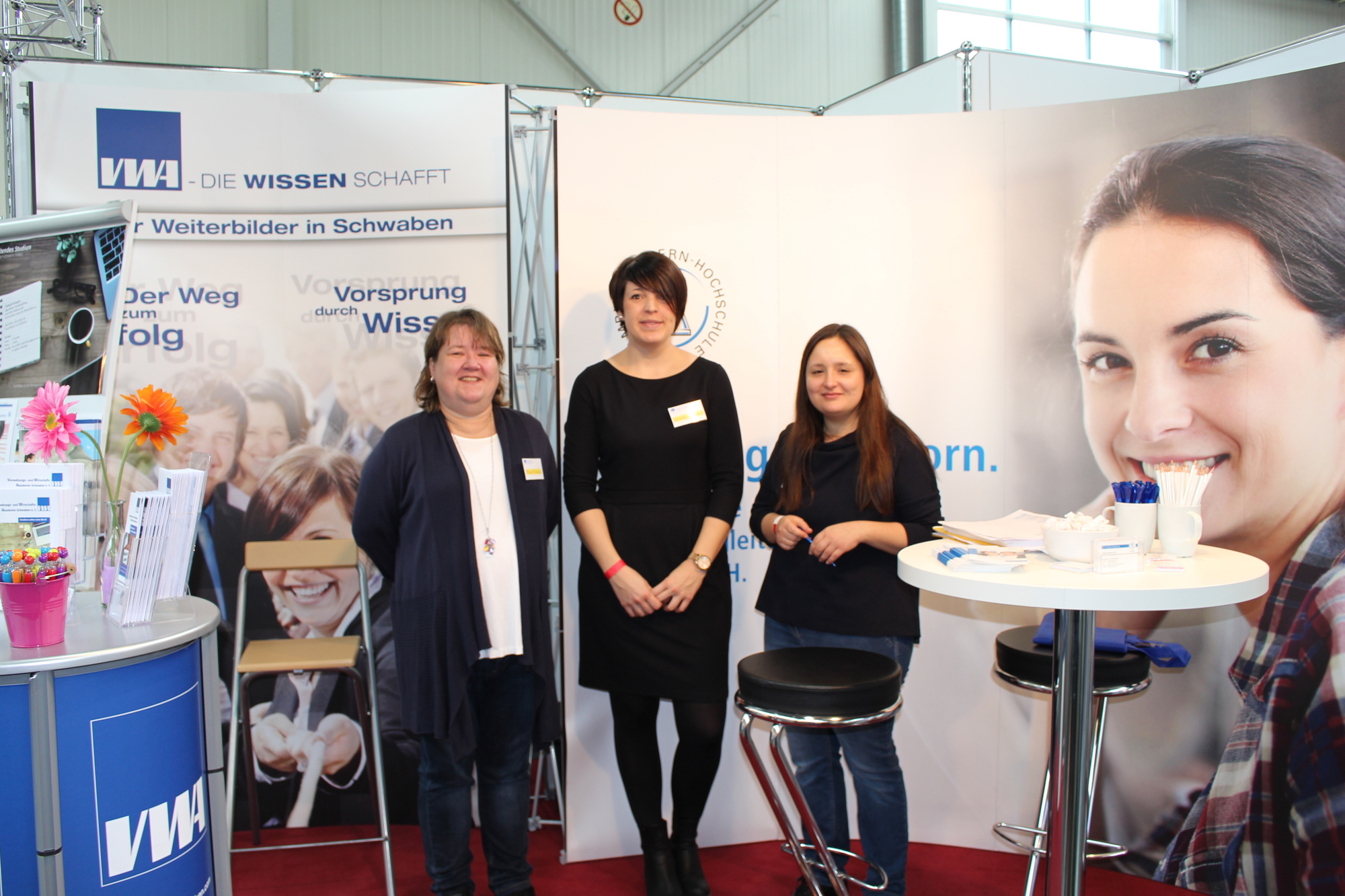 Die Aussteller der 6. akademika in Augsburg. Foto: B4B WIRTSCHAFTSLEBEN SCHWABEN