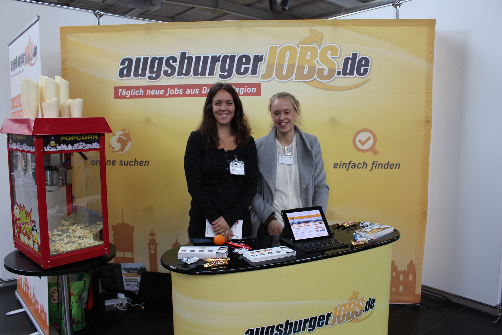 Die Aussteller der 6. akademika in Augsburg. Foto: B4B WIRTSCHAFTSLEBEN SCHWABEN