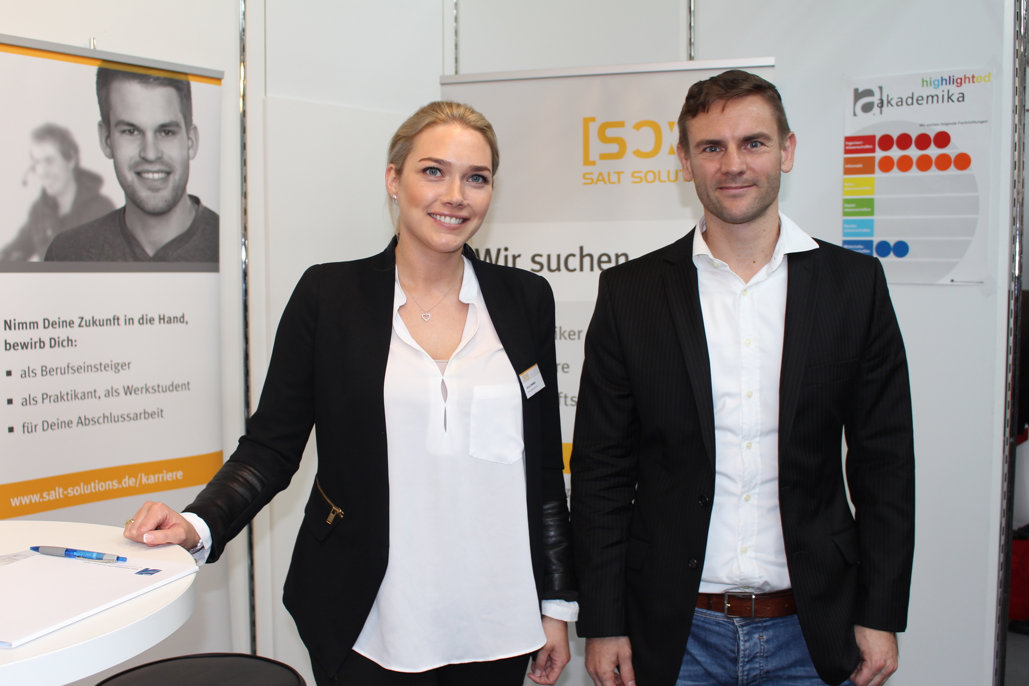 Die Aussteller der 6. akademika in Augsburg. Foto: B4B WIRTSCHAFTSLEBEN SCHWABEN