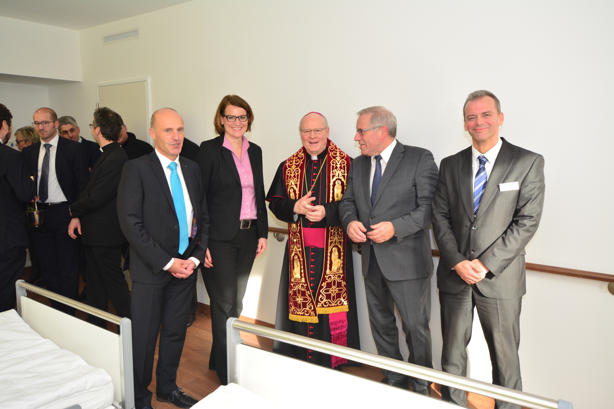 Die Einweihungs-Feier des neuen Hauptgebäudes am Josefinum. Foto: KJF / Winfried Karg