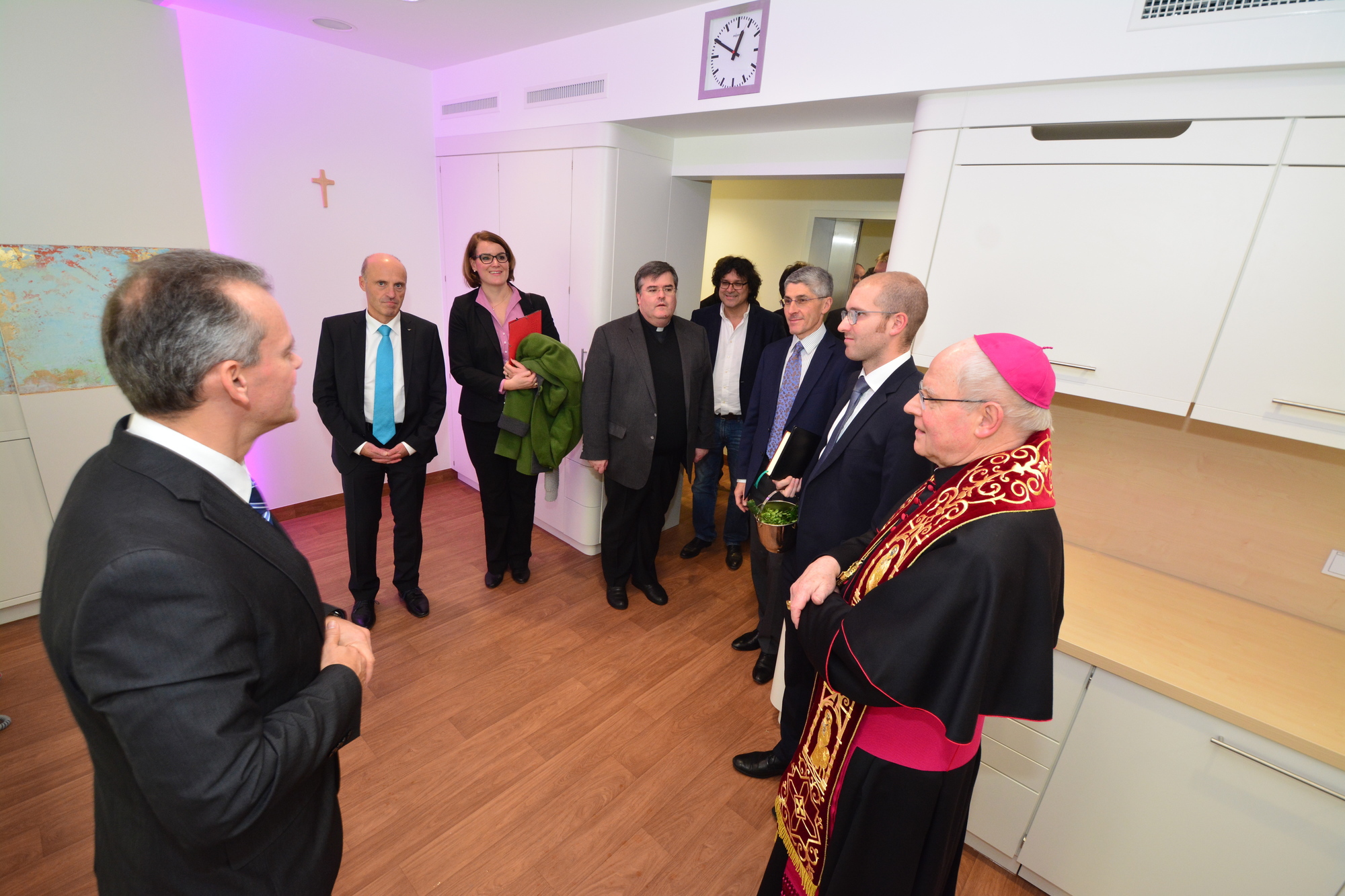 Die Einweihungs-Feier des neuen Hauptgebäudes am Josefinum. Foto: KJF / Winfried Karg