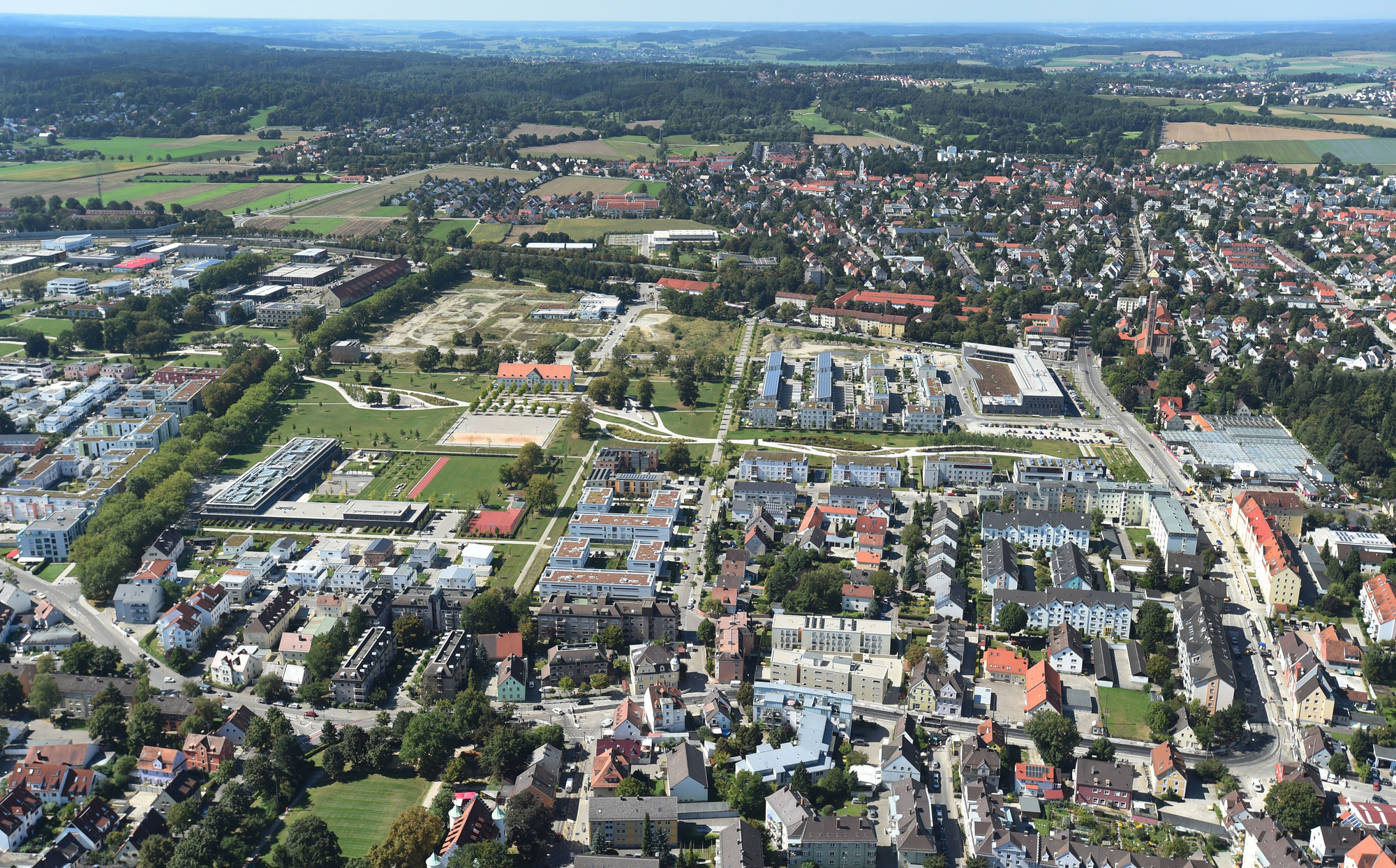 Blick auf das Gebiet rund um den Sheridan Park, September 2016. Foto: Ulrich Wagner