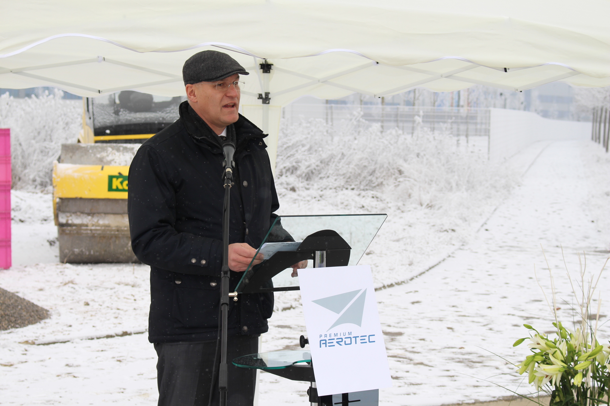 Oberbürgermeister Dr. Kurt Gribl bei seinen Grußworten. Foto: B4B WIRTSCHAFTSLEBEN SCHWABEN