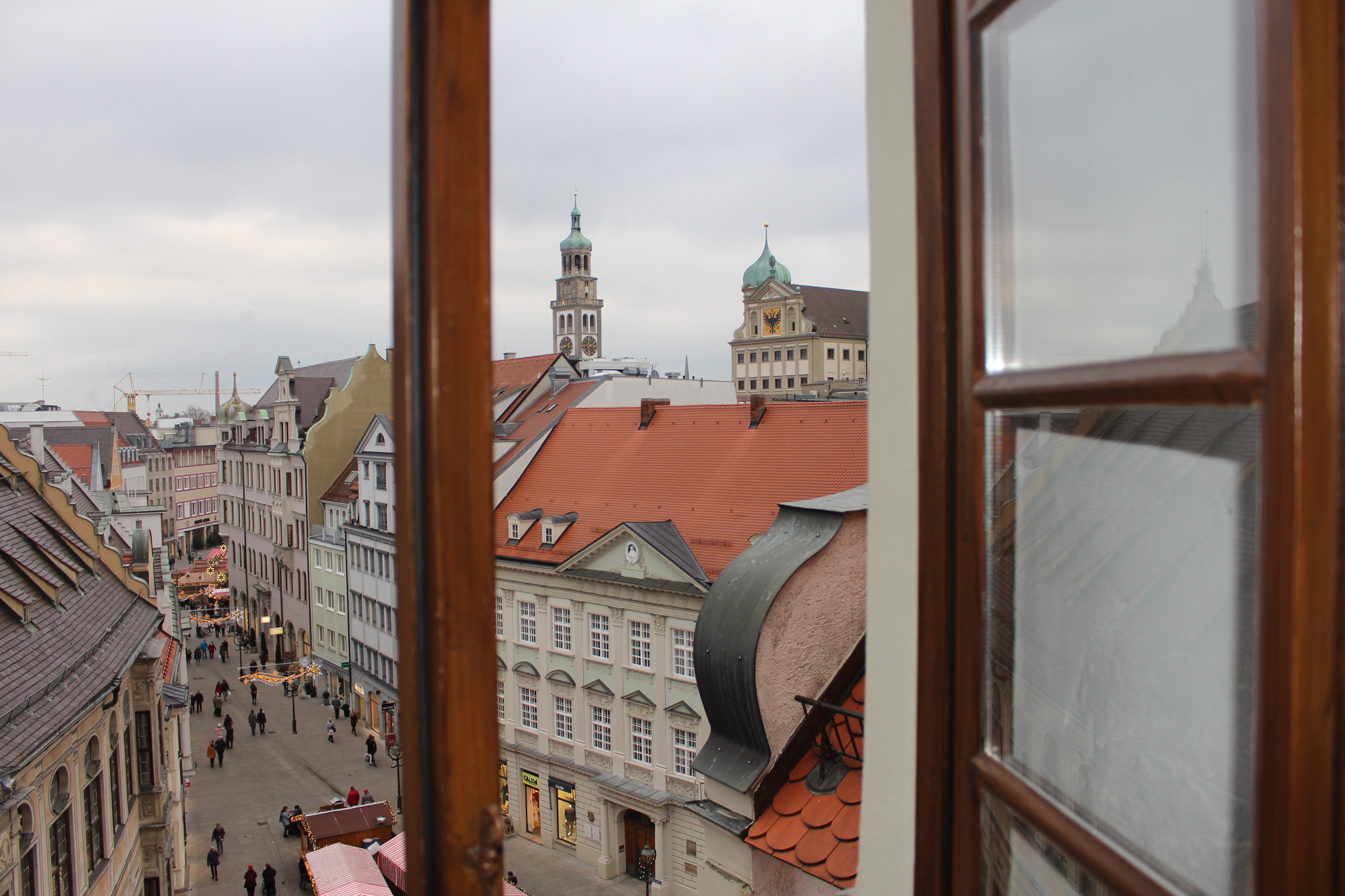 Blick aus dem Schlafzimmer-Fenster der neuen Suite. Foto: B4B WIRTSCHAFTSLEBEN SCHWABEN