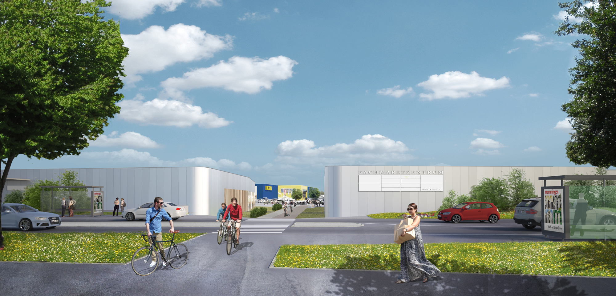 So soll der neue IKEA in Memmingen aussehen. Foto: IKEA Deutschland GmbH & Co. KG