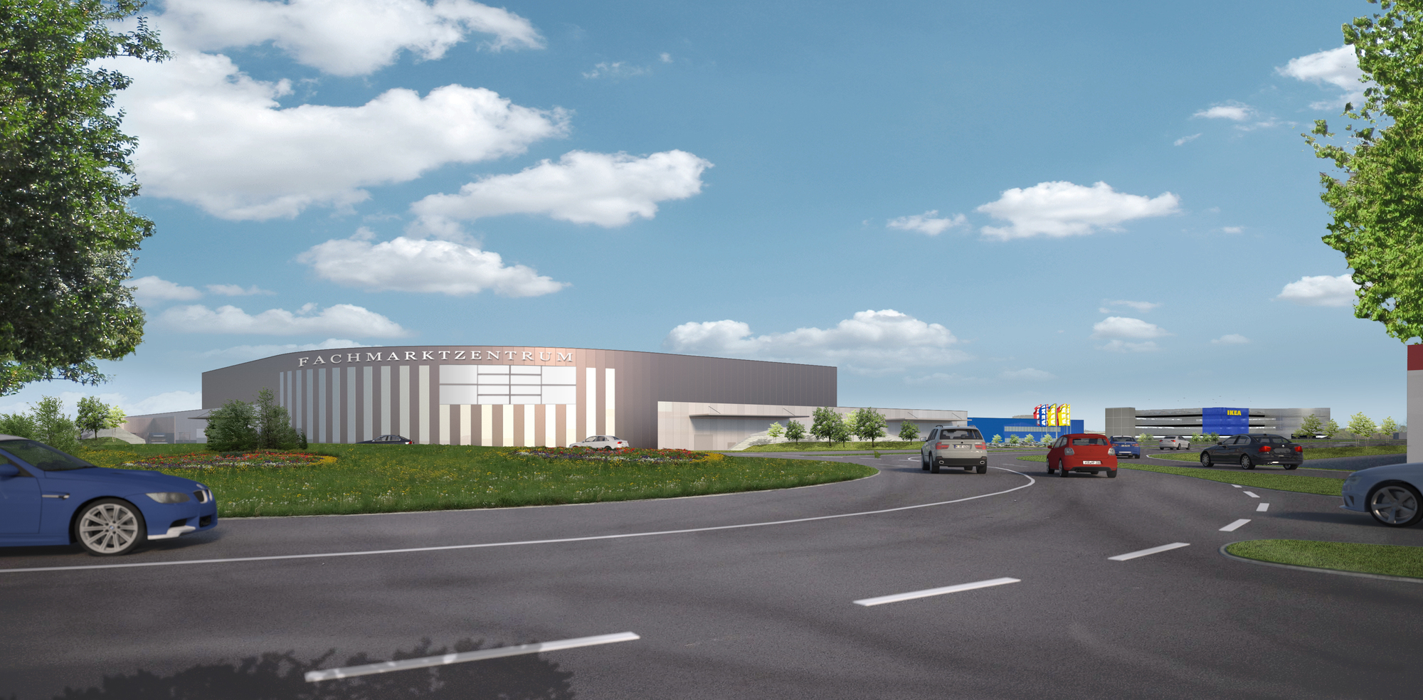 So soll der neue IKEA in Memmingen aussehen. Foto: IKEA Deutschland GmbH & Co. KG