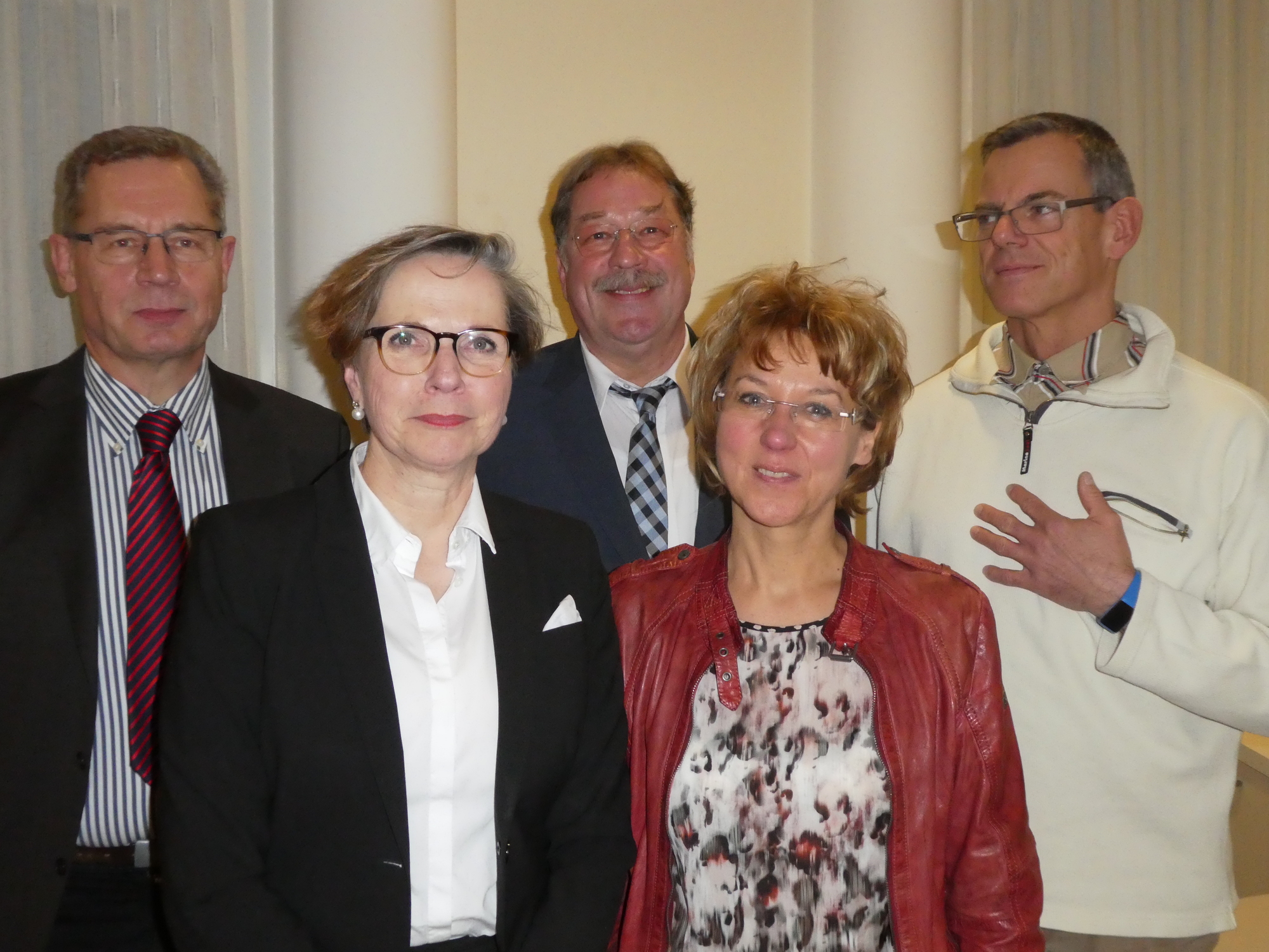 Ulrike Reus, Beatrice Stöckle, Hermann Mayer und Wolfgang Voit. Foto: Kreiskliniken Dillingen – Wertingen gemeinnützige GmbH