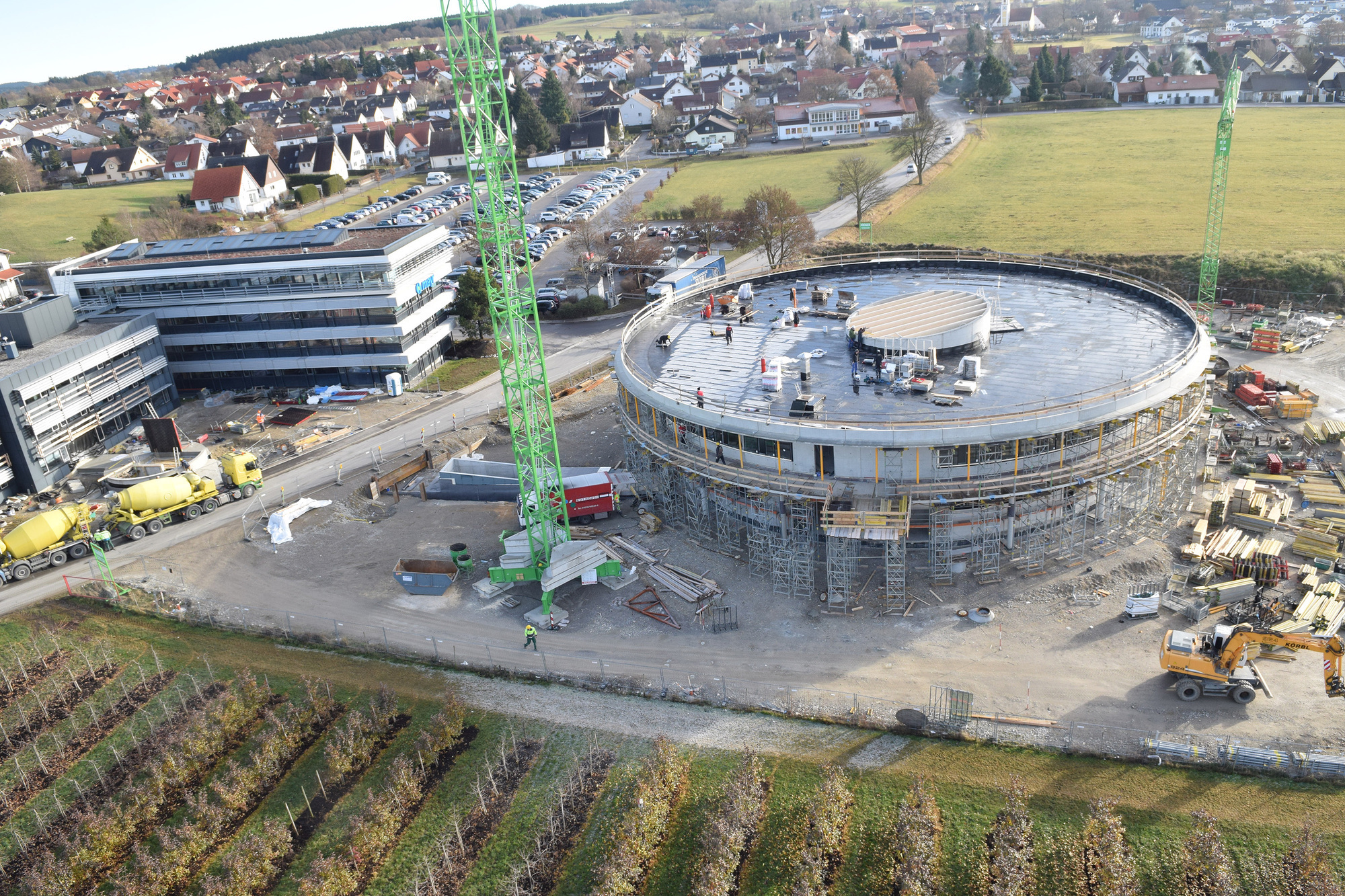 Mayr Antriebstechnik feierte kürzlich das Richtfest für das Kommunikations-Zentrum mayr.com. Foto: Mayr Antriebstechnik