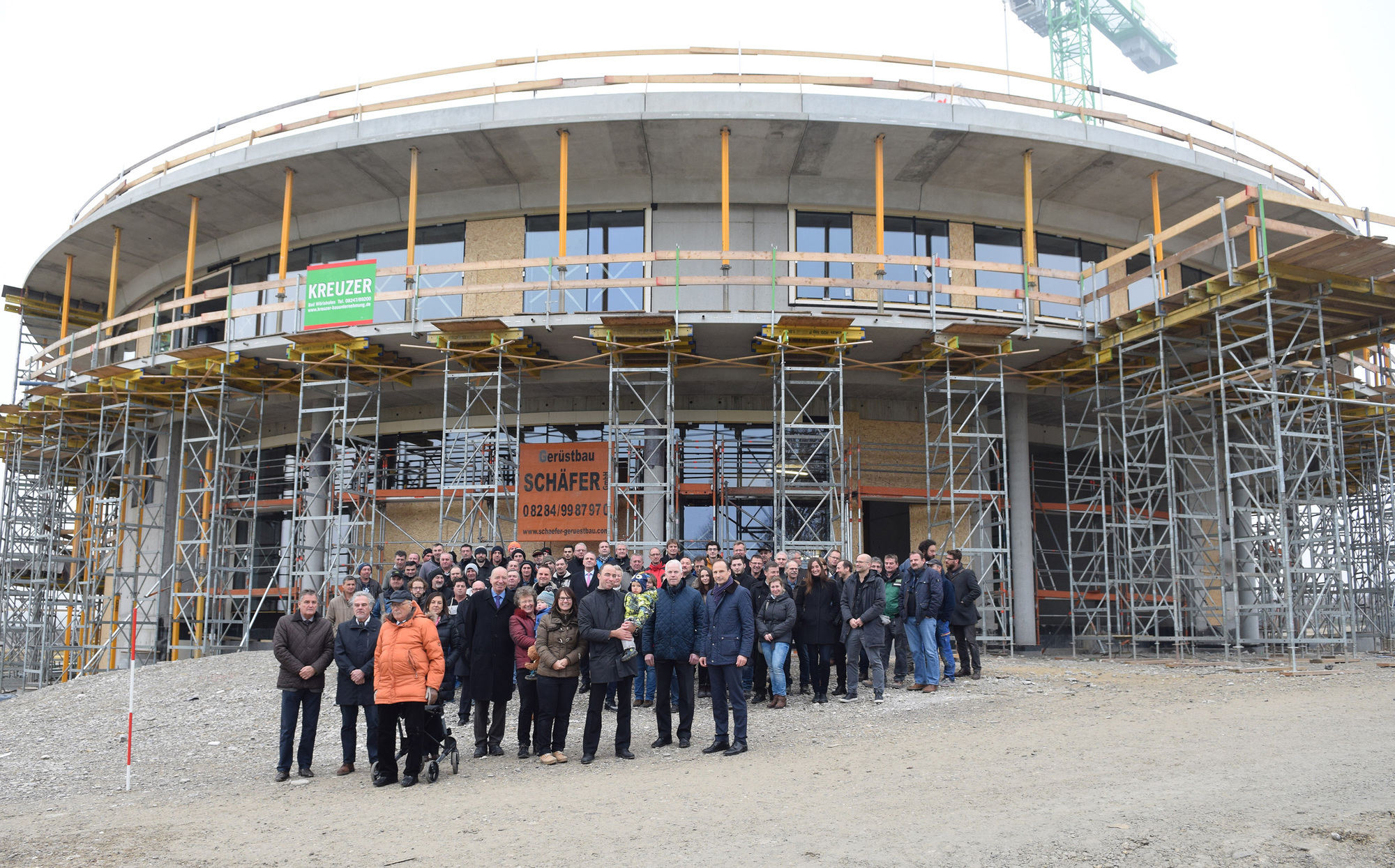 Mayr Antriebstechnik feierte kürzlich das Richtfest für das Kommunikations-Zentrum mayr.com. Foto: Mayr Antriebstechnik