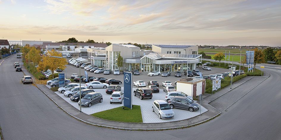 Mercedes-Benz Schäfer + Waibl in Königsbrunn. Foto: Autohaus Schäfer