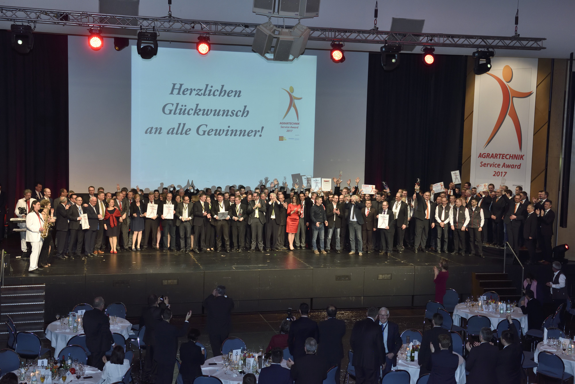 Die Gewinner des AGRARTECHNIK Service Awards. Foto: AGCO GmbH