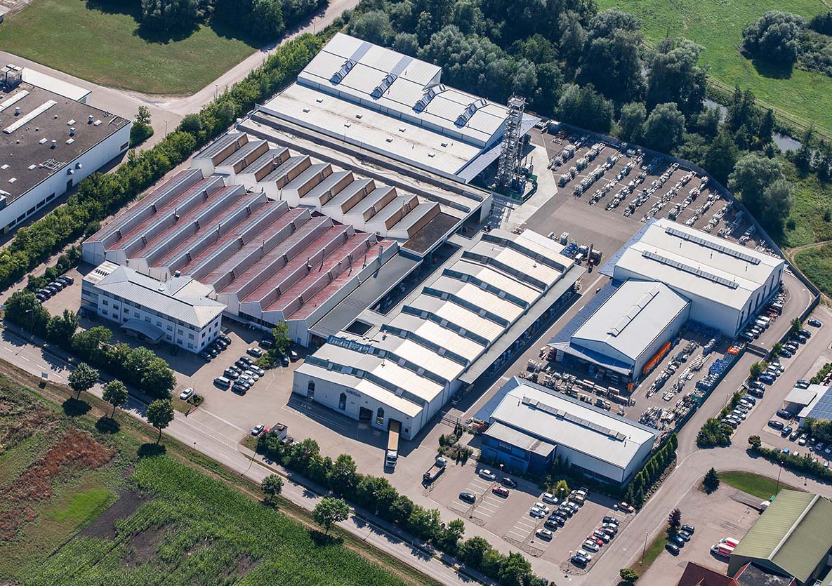 GEDA am Stammsitz im Donau-Ries. Foto: GEDA-Dechentreiter GmbH & Co. KG