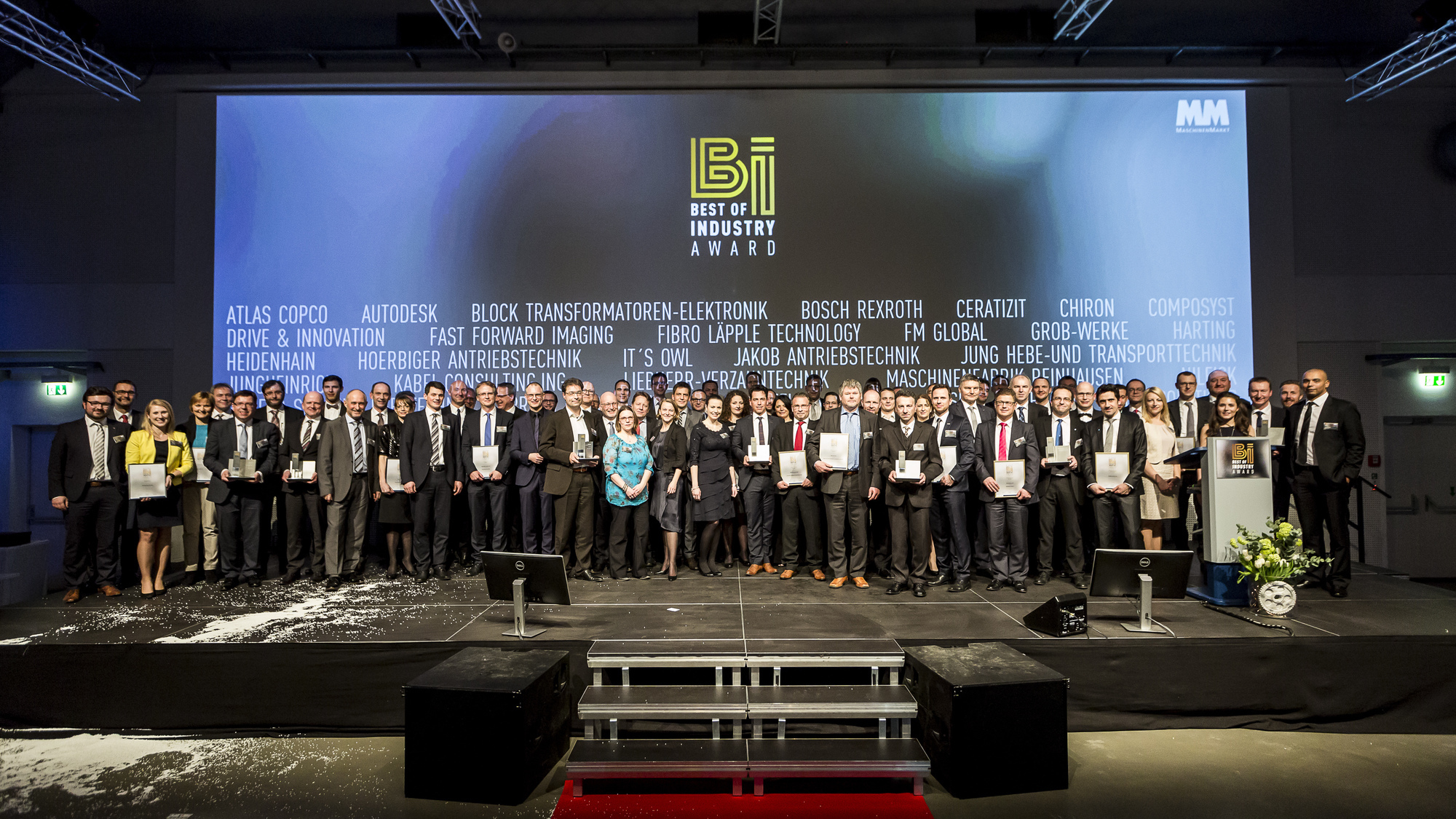 Die Preisverleihung des Best of Industry Award 2017. Foto: Stefan Bausewein, Vogel Business Media