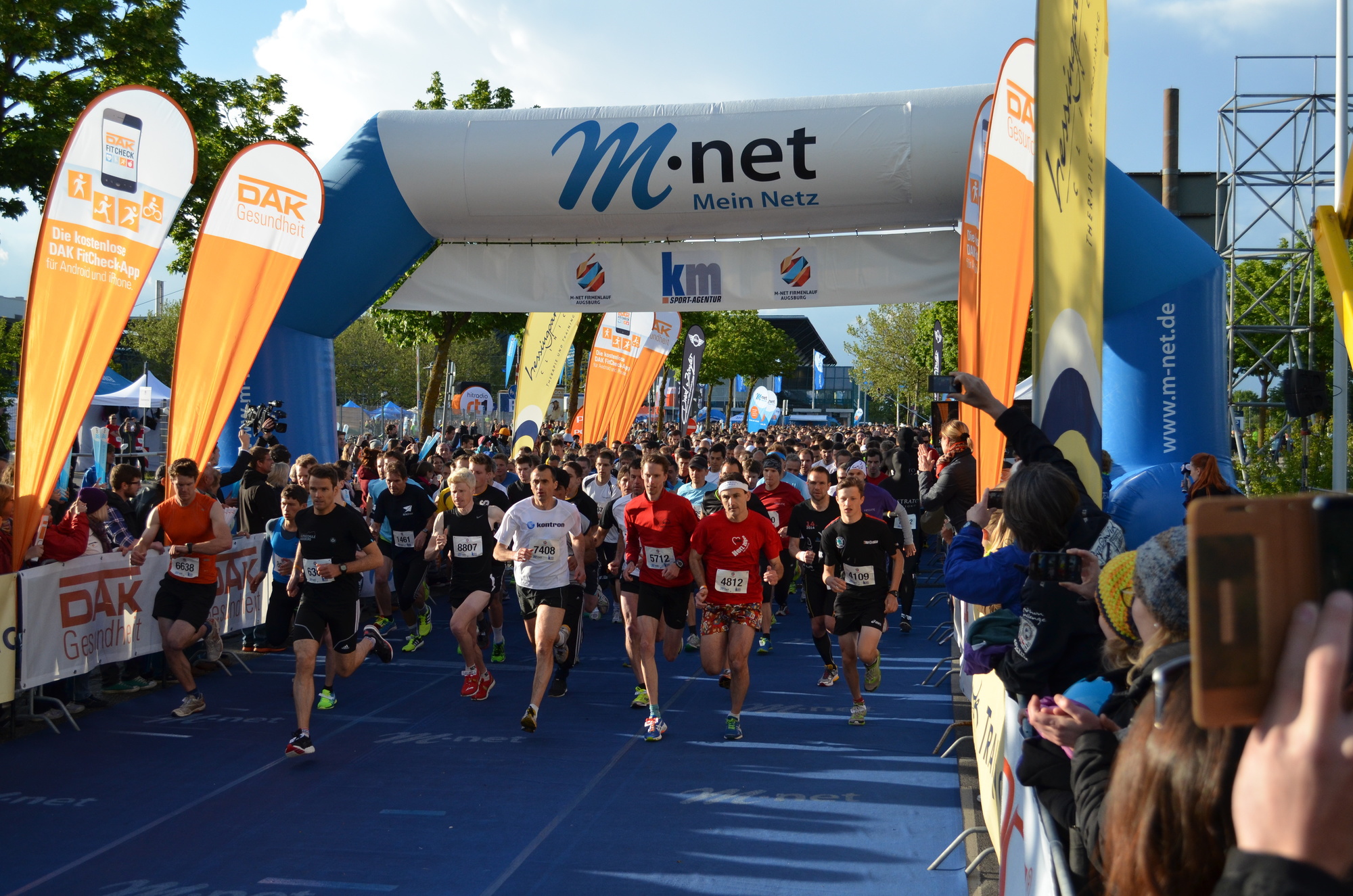 Mit dem kostenlosen M-net Lauftreff fit machen, für den 6. M-net Firmenlauf. Foto: M-net