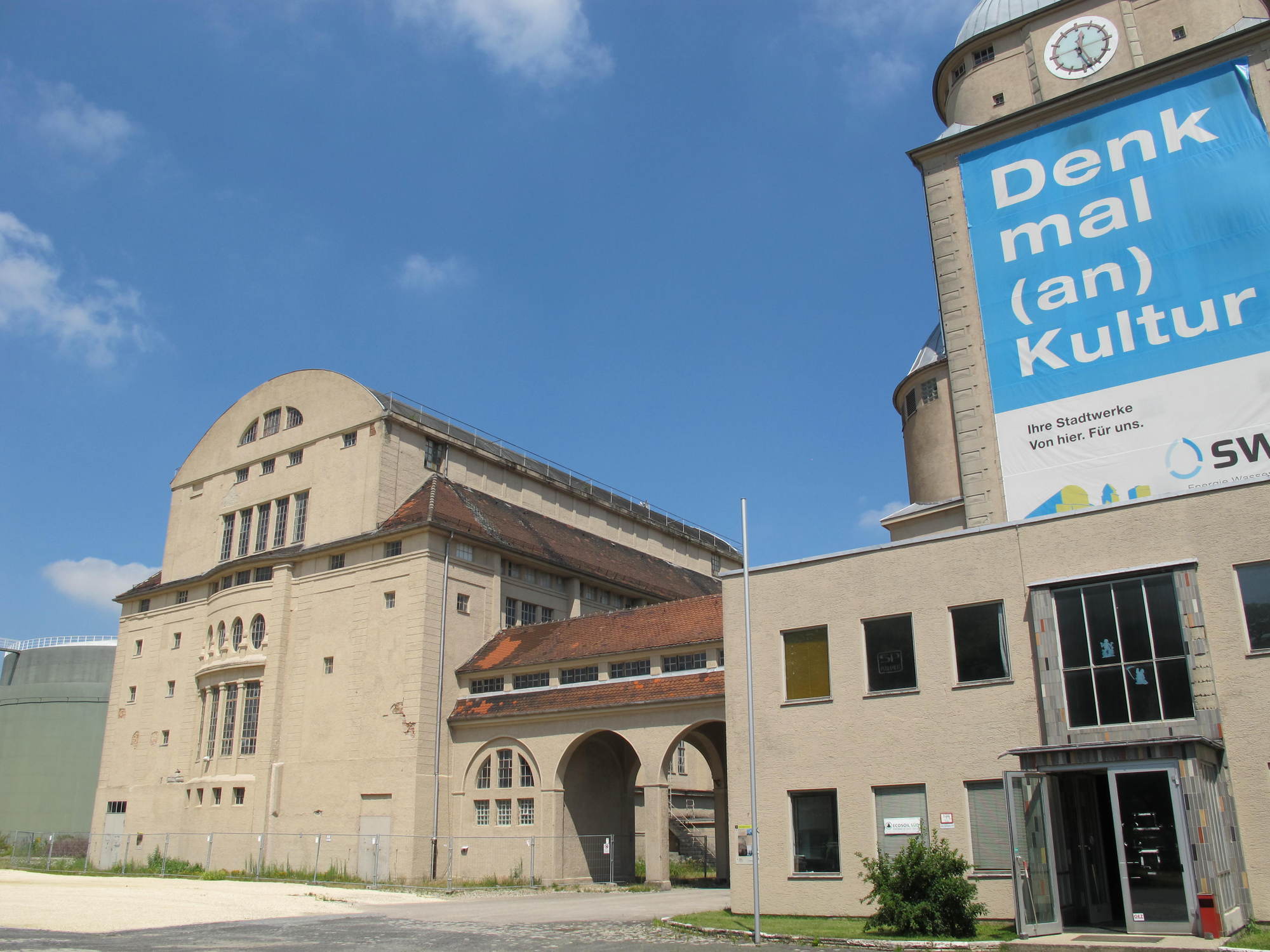 Am Gaswerk-Areal in Augsburg/Oberhausen. Foto: Iris Zeilnhofer/B4B WIRTSCHAFTSLEBEN SCHWABEN