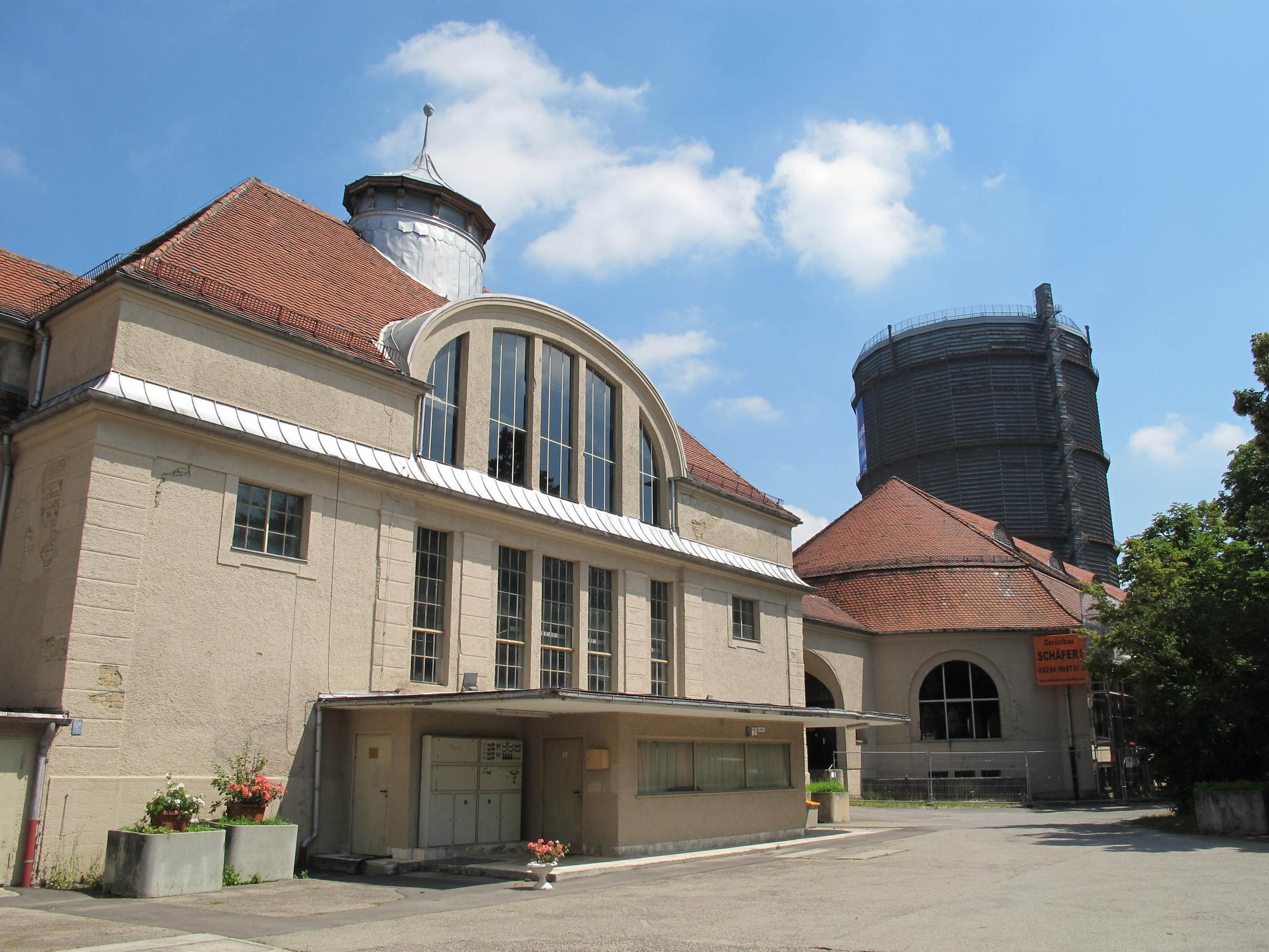 Am Gaswerk-Areal in Augsburg/Oberhausen. Foto: Iris Zeilnhofer/B4B WIRTSCHAFTSLEBEN SCHWABEN