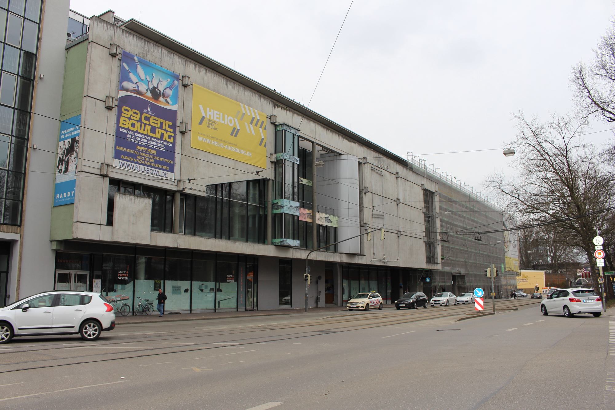 Die Bauarbeiten am HELIO in Augsburg gehen weiter. Foto: Iris Zeilnhofer/B4B WIRTSCHAFTSLEBEN SCHWABEN