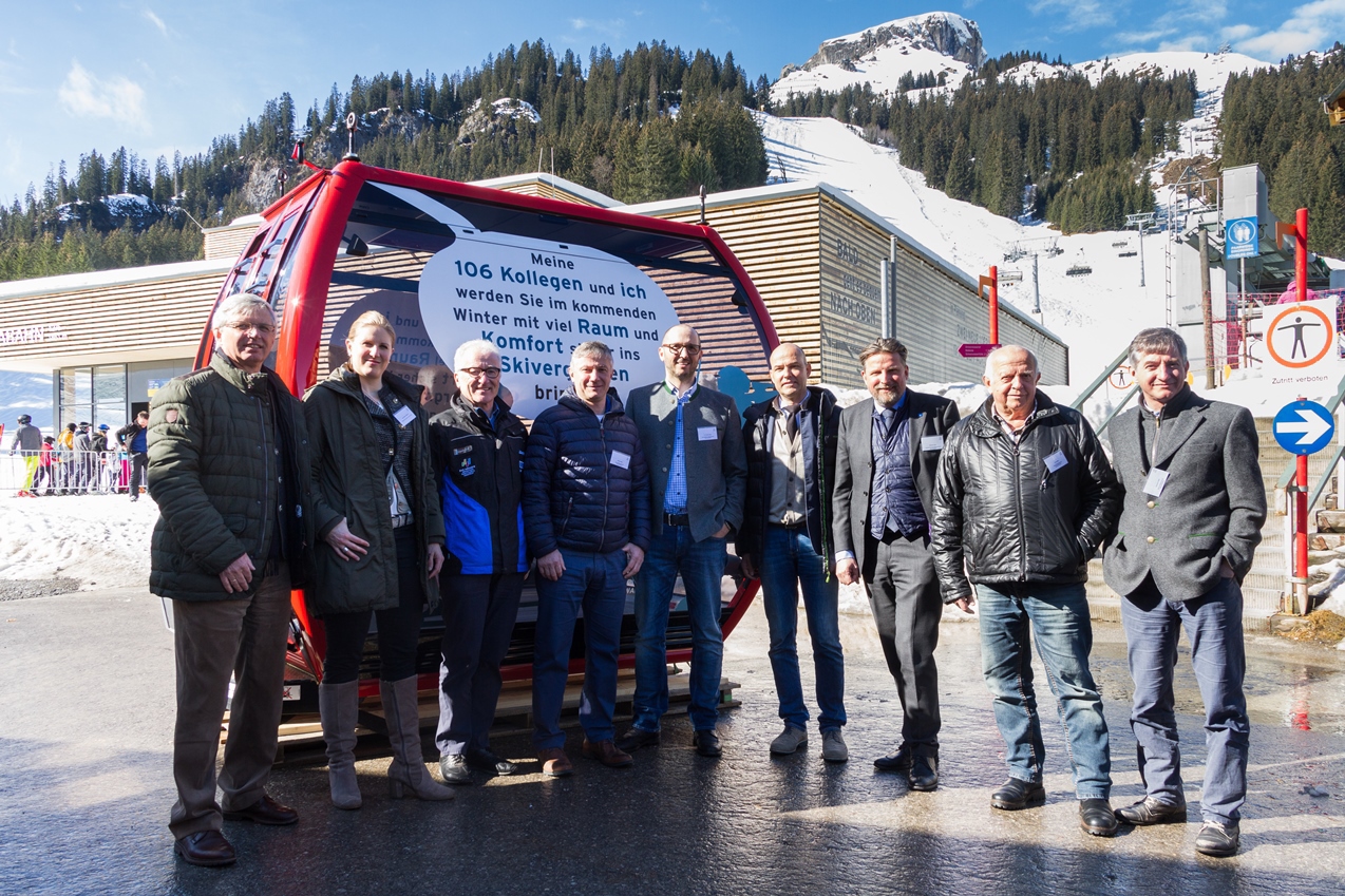 Am 22. Februar fiel der Startschuss für den Countdown der zweiten Bauphase am Ifen. Foto: Bergbahnen Oberstdorf/Kleinwalsertal