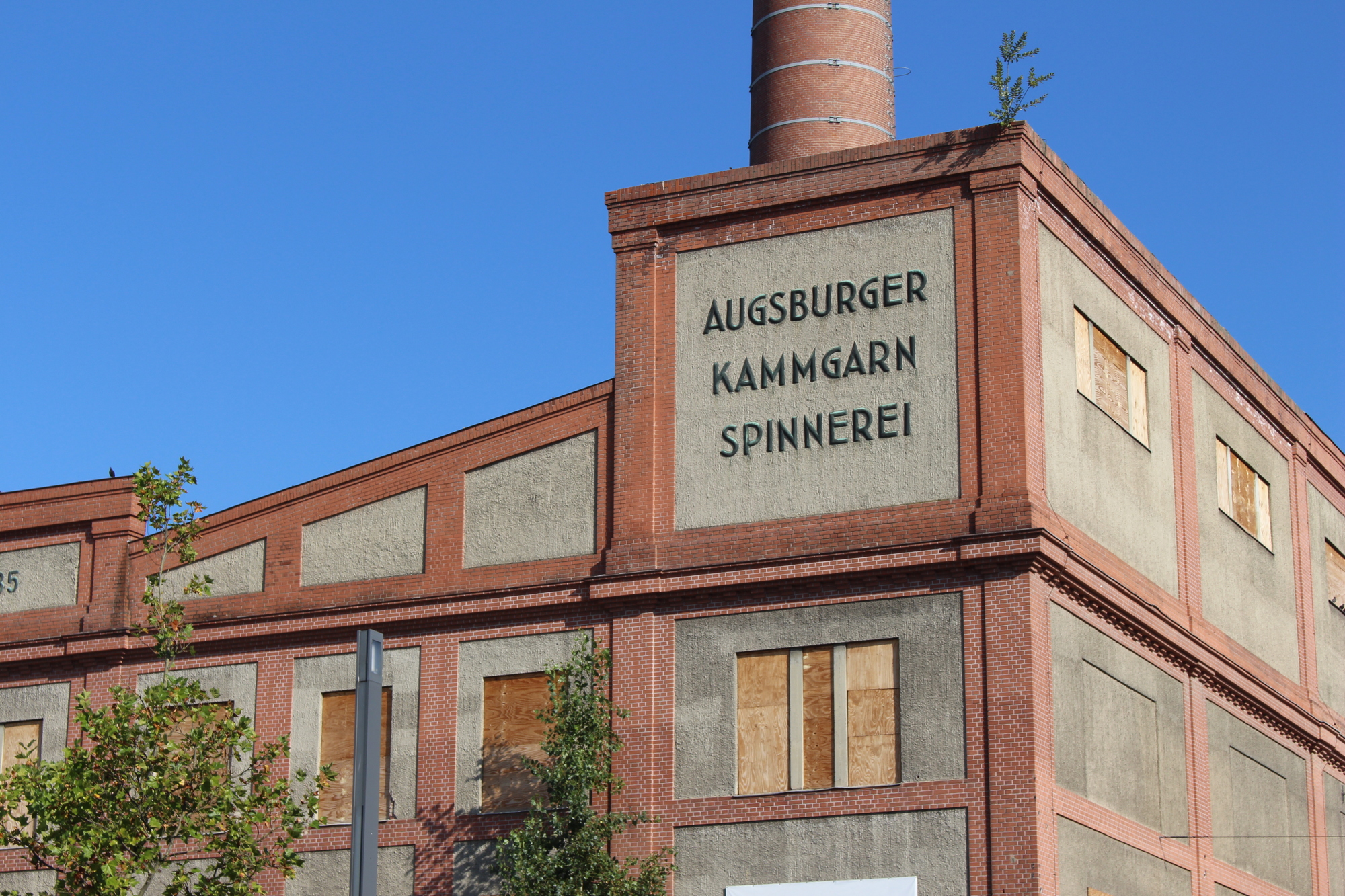 Im Kesselhaus der Kammgarnspinnerei entsteht derzeit ein neues Hotel. Foto: Iris Zeilnhofer/B4B WIRTSCHAFTSLEBEN SCHWABEN