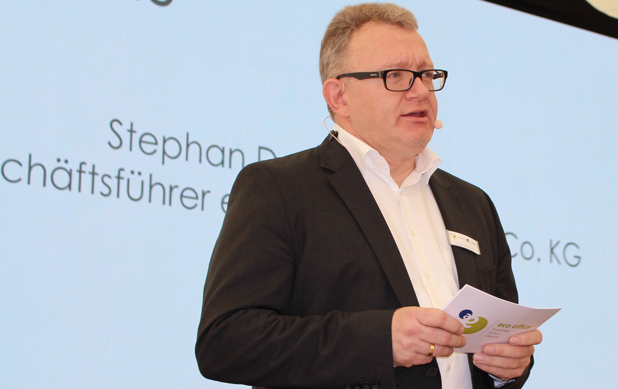 Bauherr Stephan Deurer bei der Grundsteinlegung des Sheridan Towers. Foto: Iris Zeilnhofer / B4B WIRTSCHAFTSLEBEN SCHWABEN