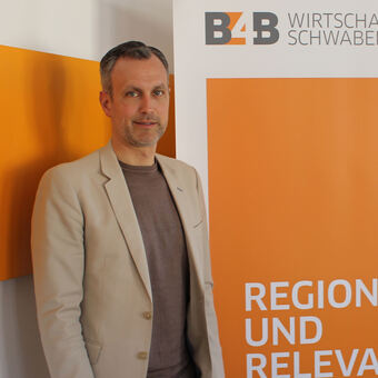 Roland Eichmann, Erster Bürgermeister Stadt Friedberg. Foto: Iris Zeilnhofer/B4B WIRTSCHAFTSLEBEN SCHWABEN