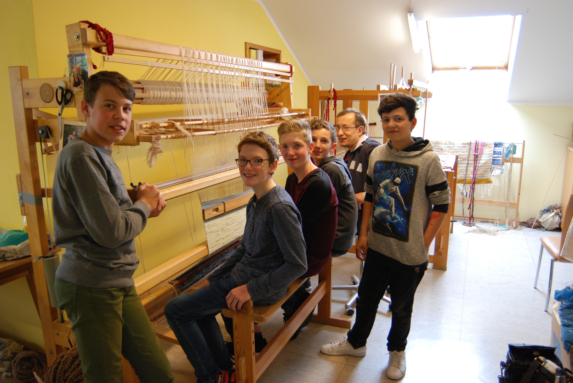 Beim Boys'Day am St. Georgshof. Foto: Marketingagentur Tenambergen