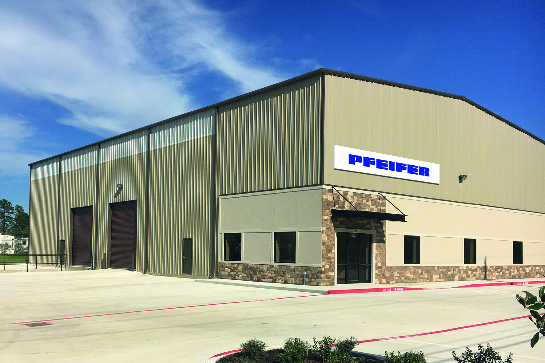Die neue US-Niederlassung von Pfeifer in Houston, Texas. Foto: Pfeifer