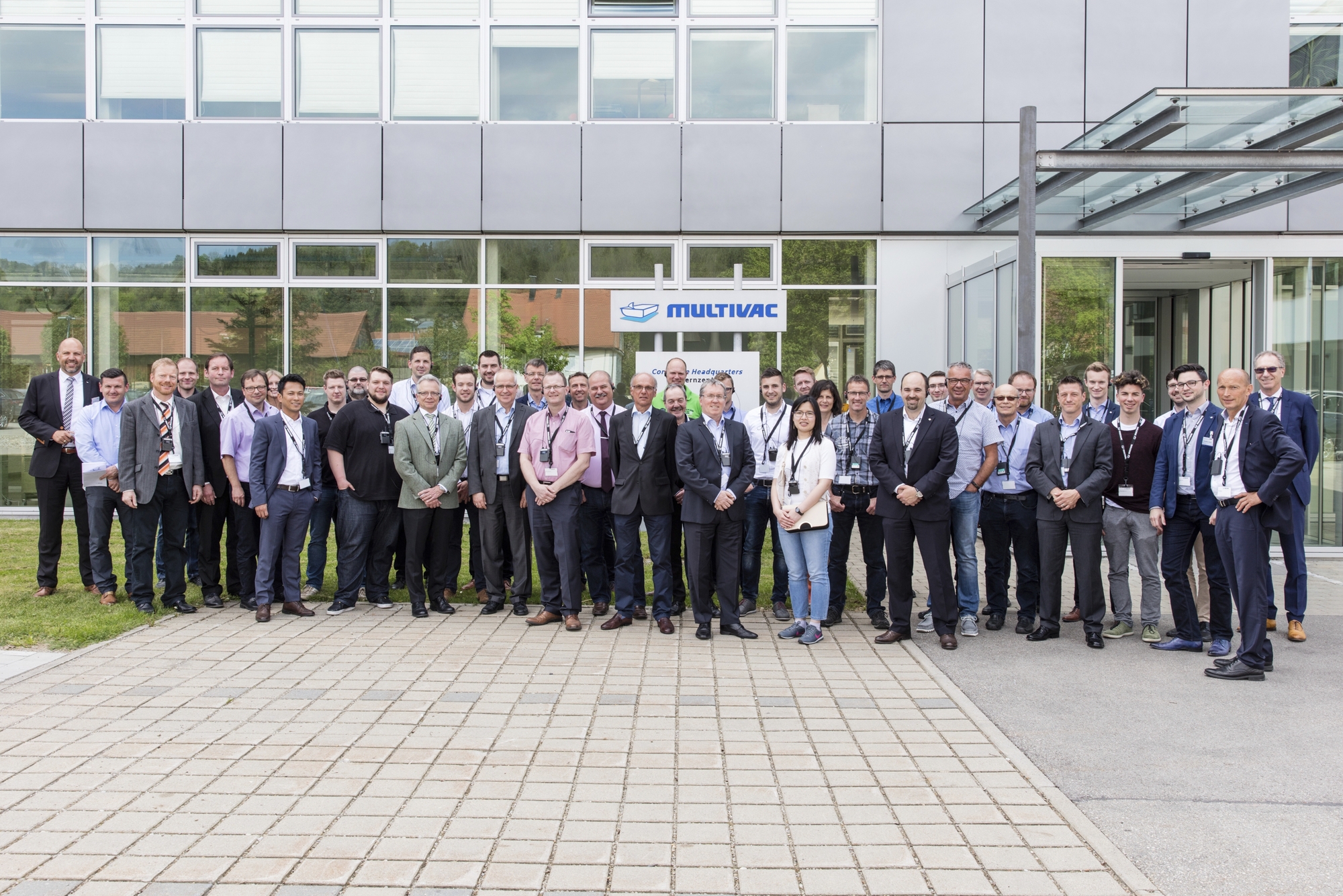 Die Bundesvereinigung Logistik zu Besuch bei MULTIVAC in Wolfertschwenden. Foto: MULTIVAC