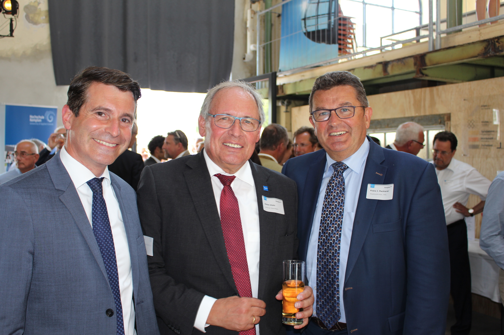 Eric Beißwenger (MdL), Anton Klotz (LR Oberallgäu), Franz Josef Pschierer. Foto: Iris Zeilnhofer/B4B WIRTSCHAFTSLEBEN SCHWABEN
