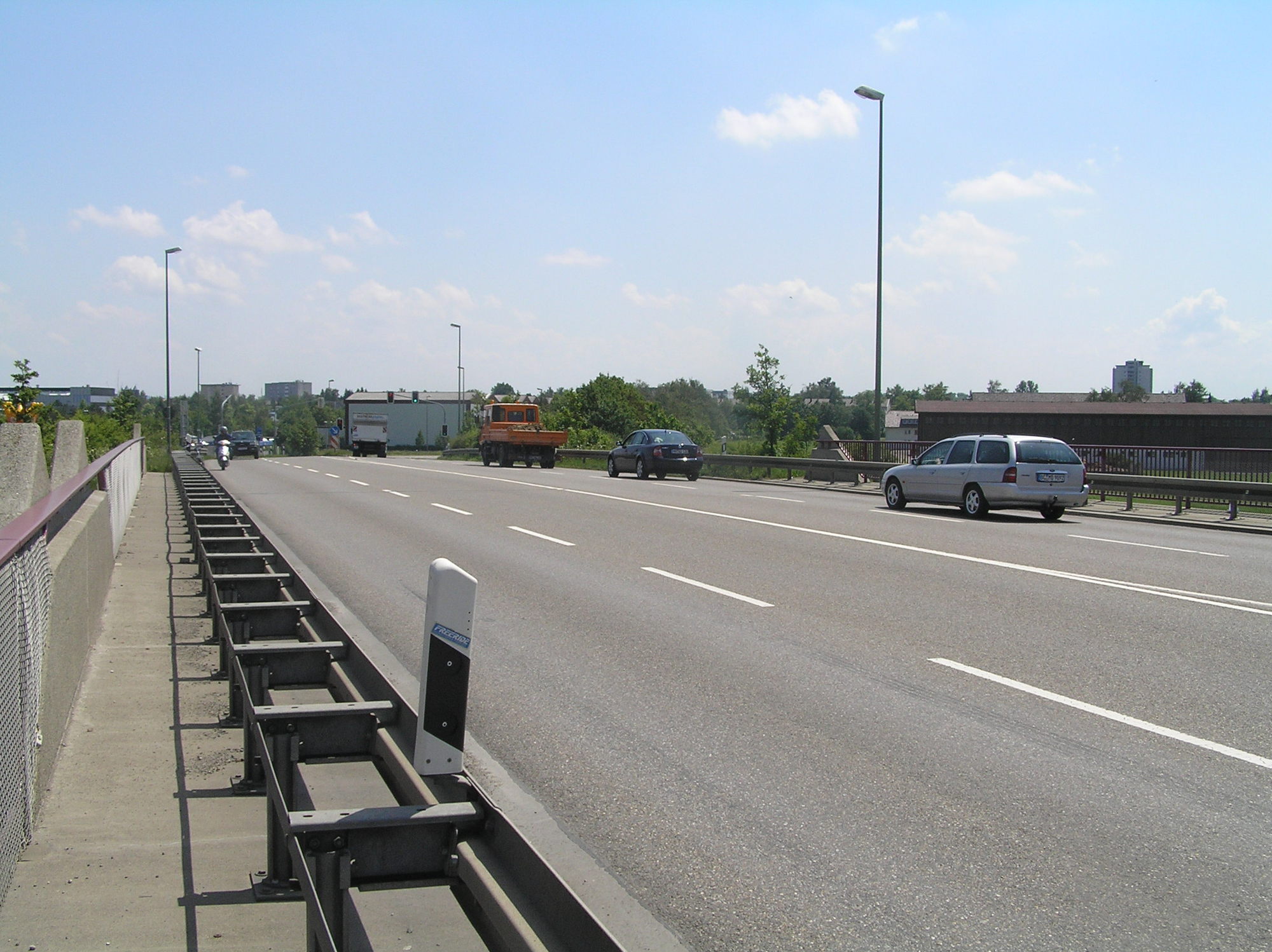 Diese Brücke wird neu gebaut. Foto: Pressestelle der Stadt Memmingen