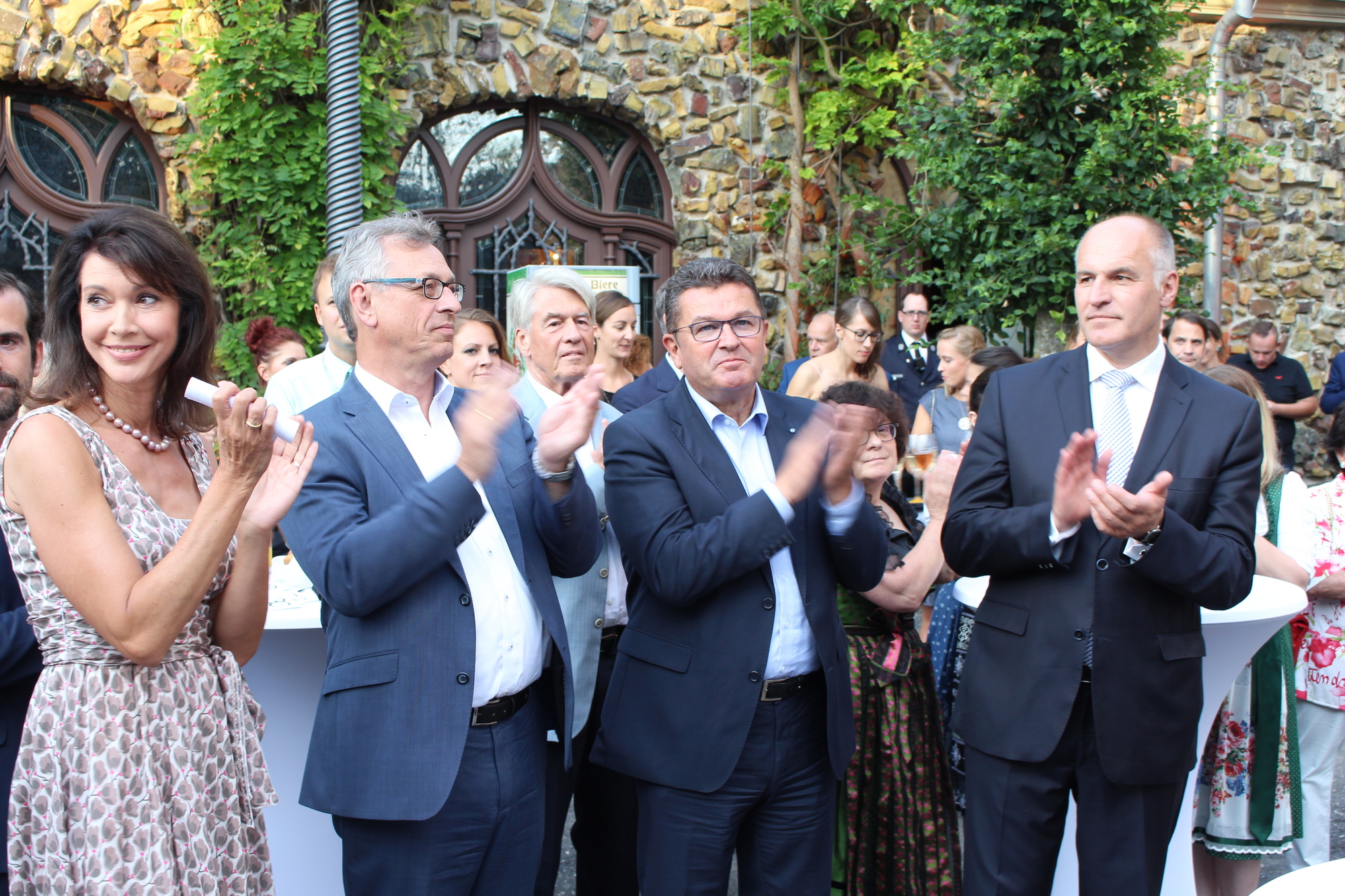 Silvia Laubenbacher, Siegfried Schneider, Franz Josef Pschierer, Dr. Kurt Gribl. Foto: Zeilnhofer/B4B WIRTSCHAFTSLEBEN SCHWABEN