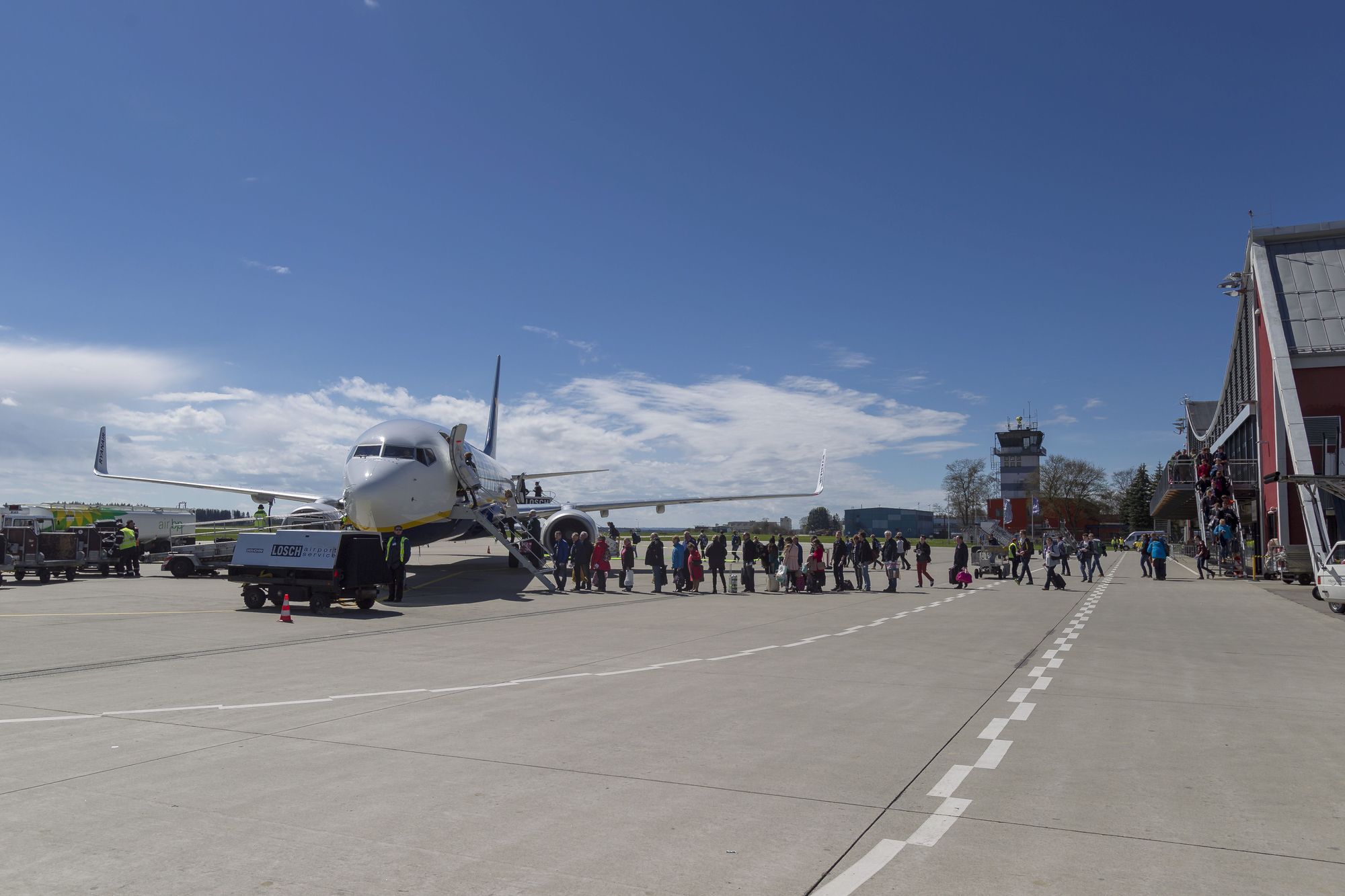 Abflug vom Flughafen Memmingen. Foto: Flughafen Memmingen