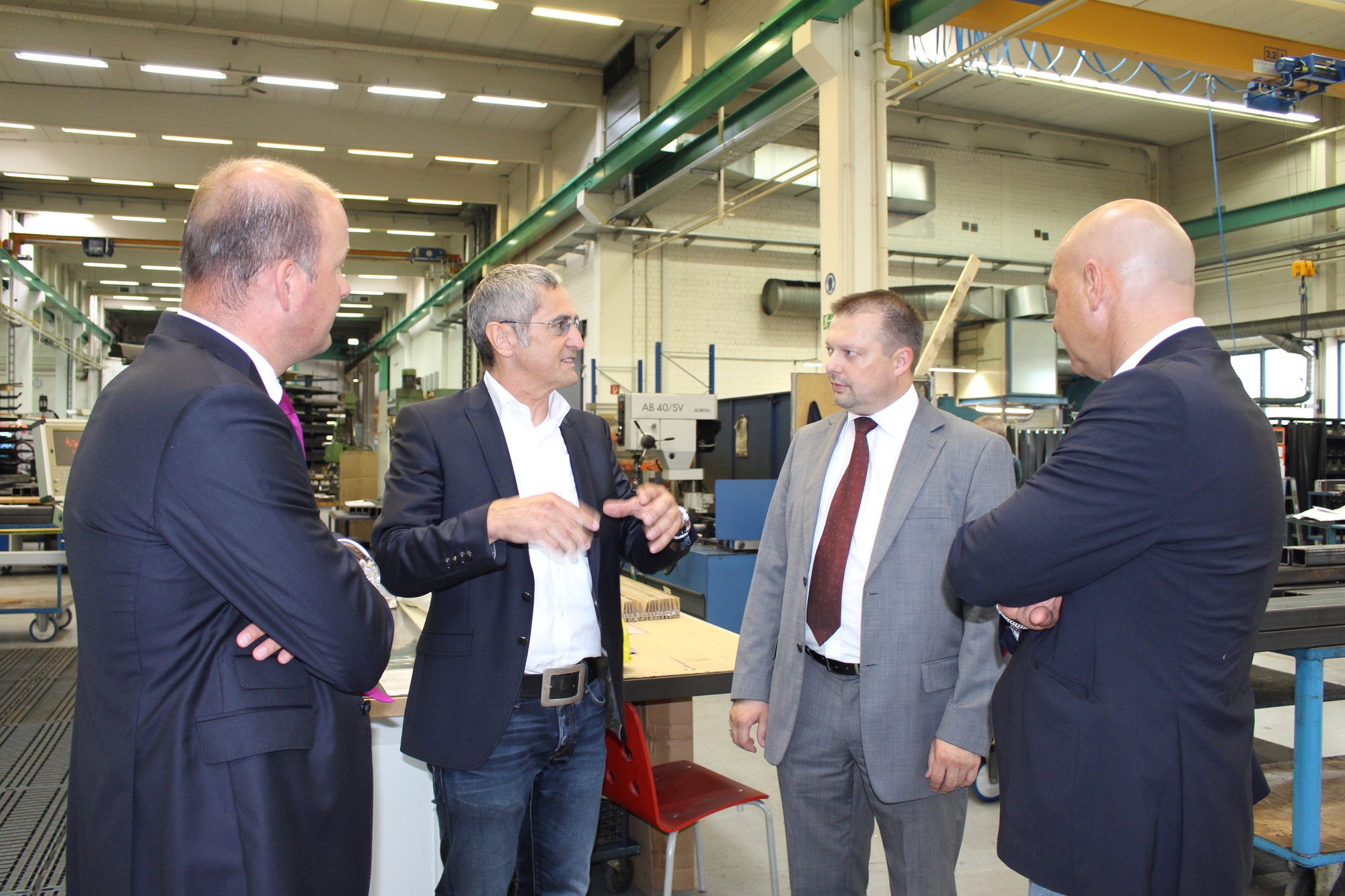 In der Produktion in der Rumplerstraße ist die Metallfertigung angesiedelt.